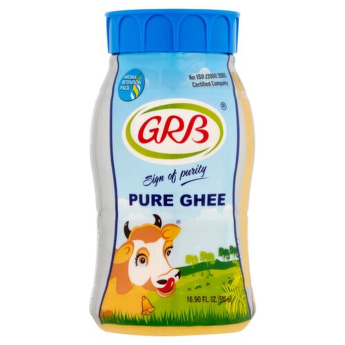 GRB Pure Ghee, 16.90 fl oz