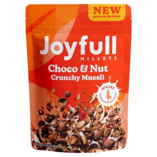 Joyfull Millets Choco & Nut Crunchy Muesli, 12 oz