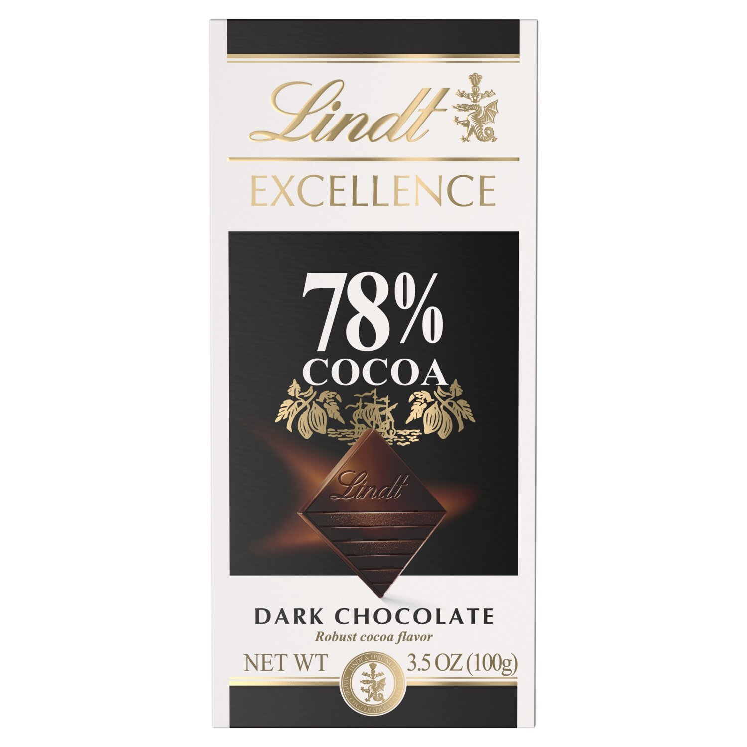 Lindt Excellence 78% Cocoa Dark Chocolate, 3.5 oz - The Fresh Grocer