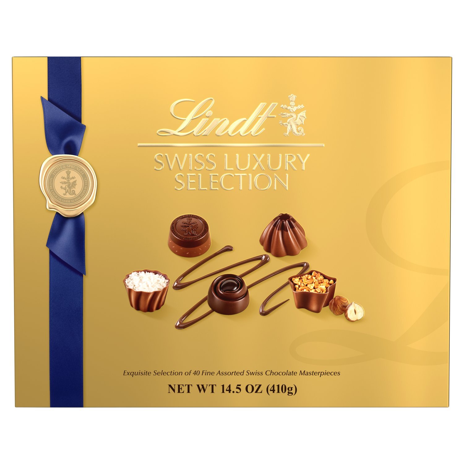 Lindt Swiss Luxury Selection Assorted Swiss Chocolate, 14.5 oz Image 1 of 13