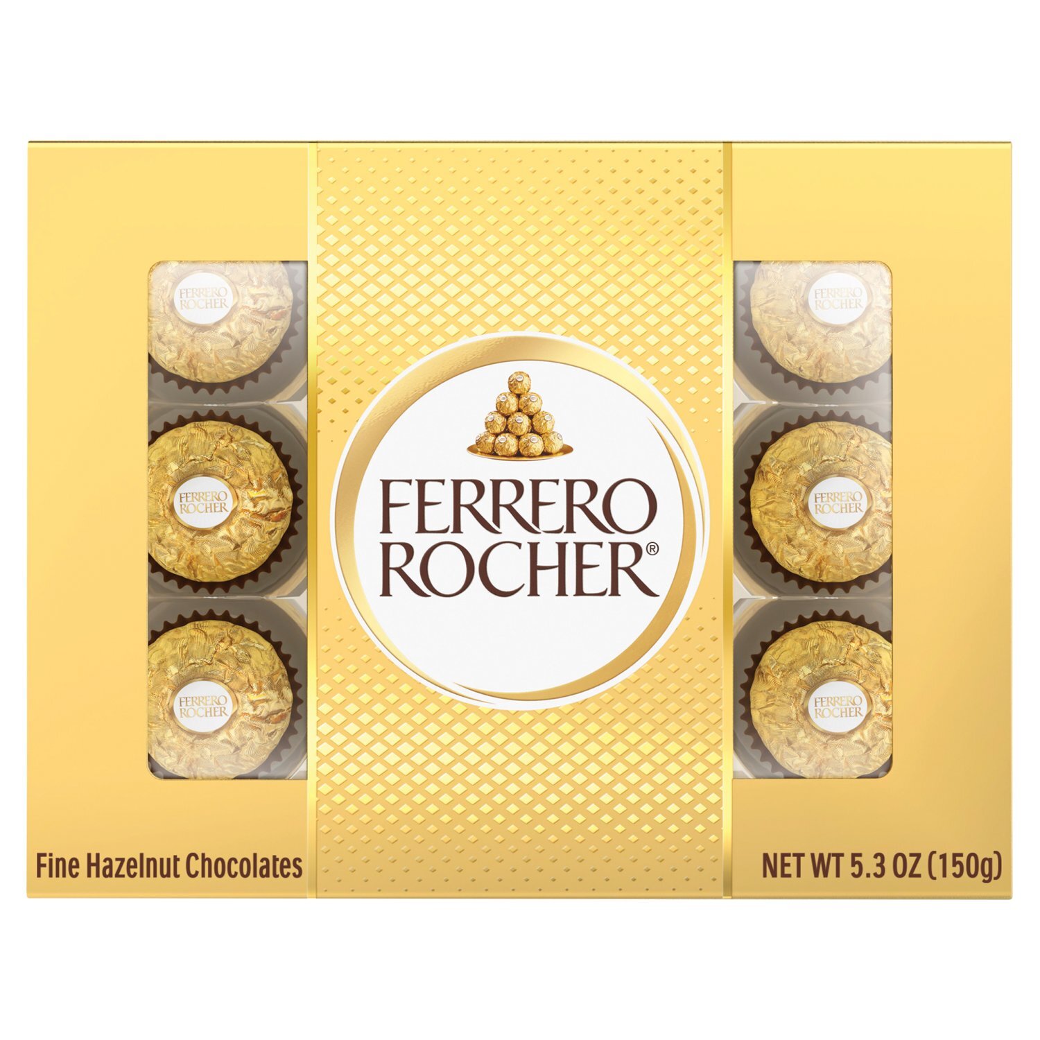 Ferrero Rocher Fine Hazelnut Chocolates, 5.3 oz - Fairway