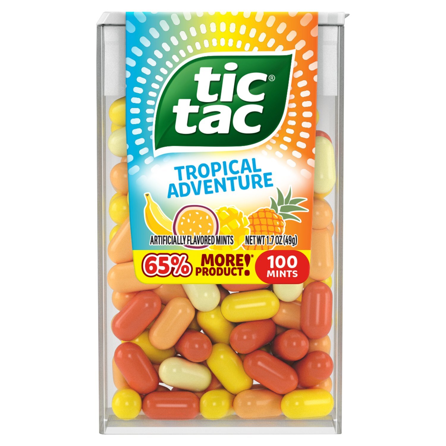 Tic Tac Tropical Adventure Mints, 100 count, 1.7 oz - Price Rite