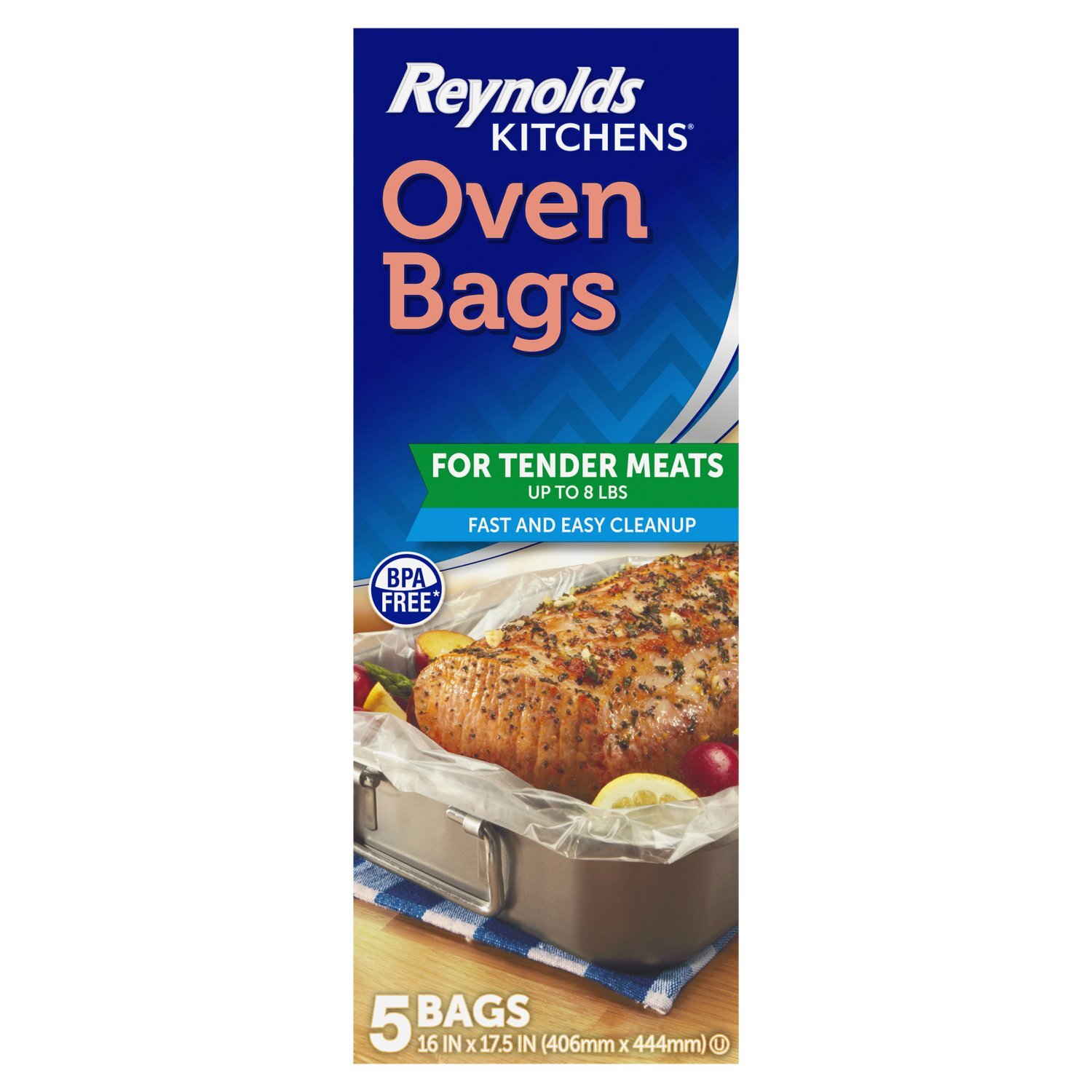 Reynolds Kitchens Oven Bags, 8 lbs, 5 count - The Fresh Grocer