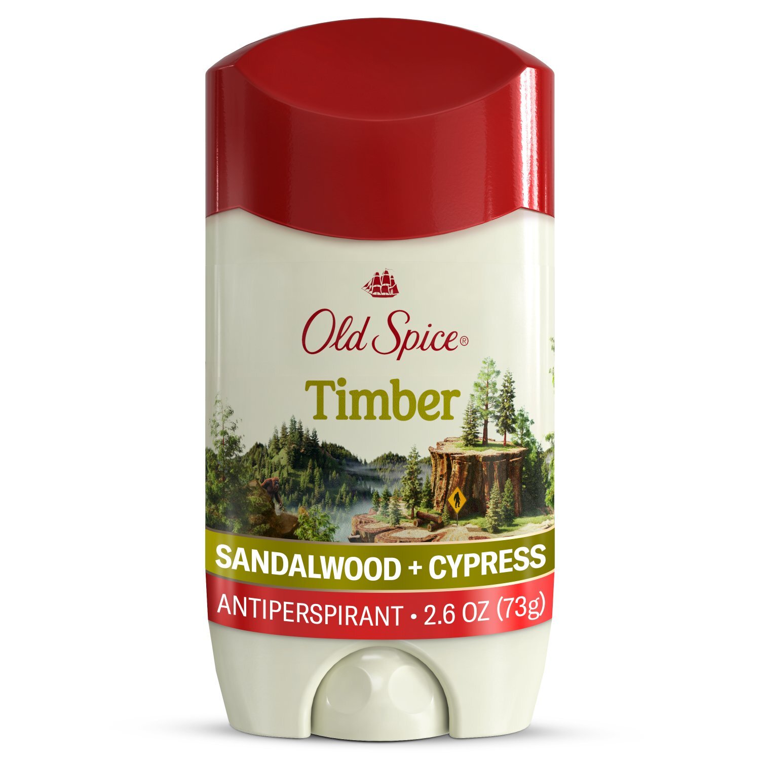 Old Spice Men's Antiperspirant & Deodorant Timber with Sandalwood