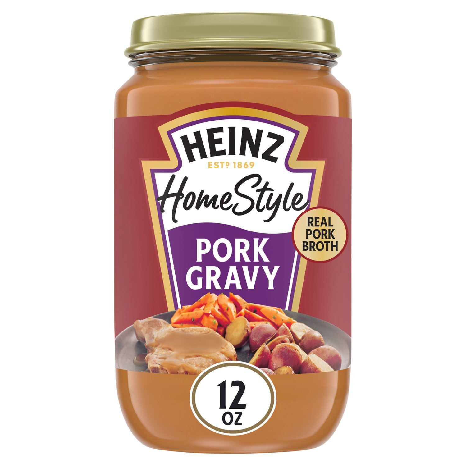 Heinz HomeStyle Pork Gravy, 12 oz Image 1 of 7