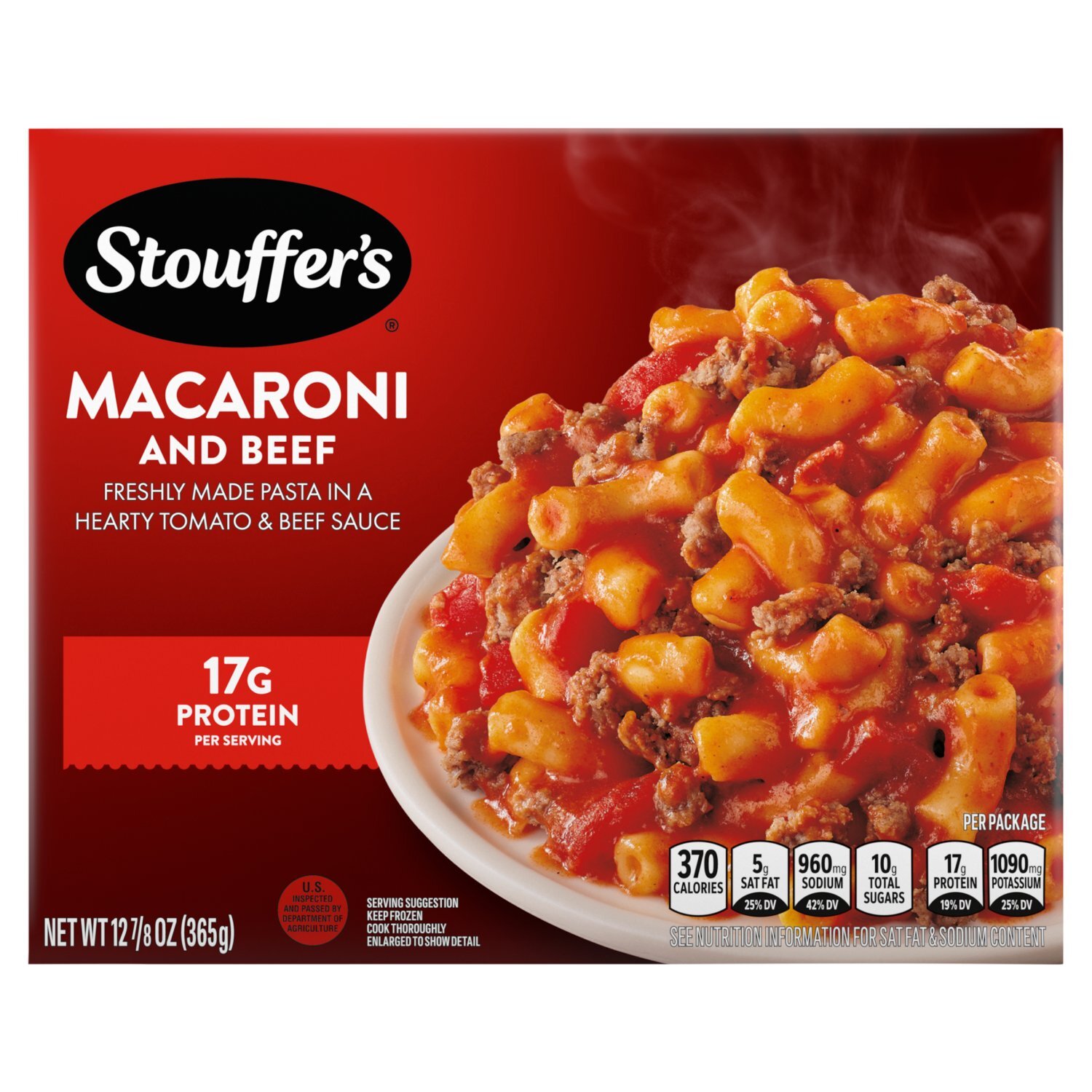 Stouffer's Macaroni and Beef, 12 7/8 oz Image 1 of 6
