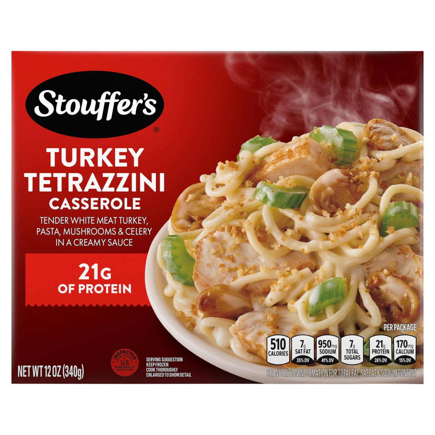 Stouffer's Turkey Tetrazzini Casserole, 12 oz Image 1 of 6