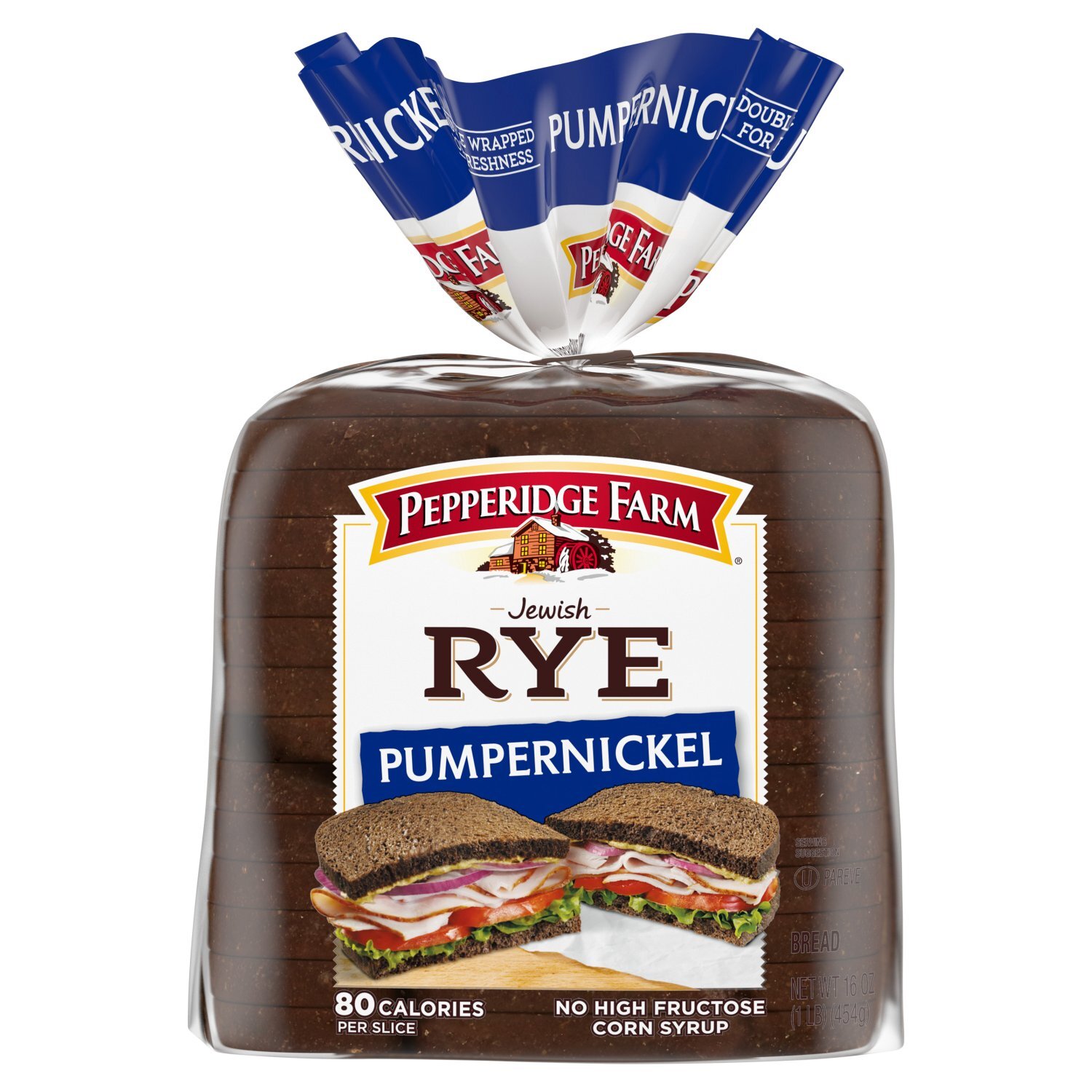 Pepperidge Farm Jewish Rye Pumpernickel Bread, 16 oz - Price Rite