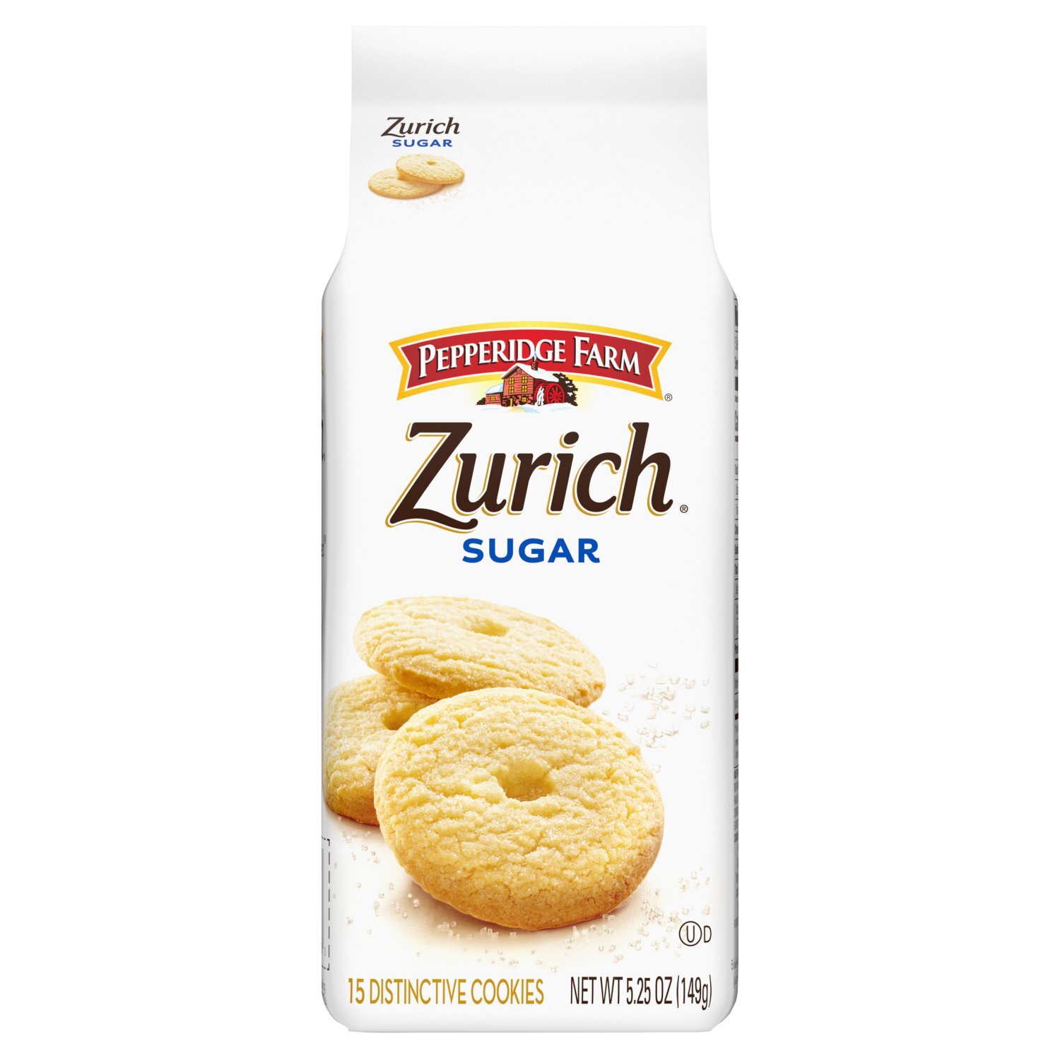 Pepperidge Farm Zurich Sugar Distinctive Cookies, 15 count, 5.25