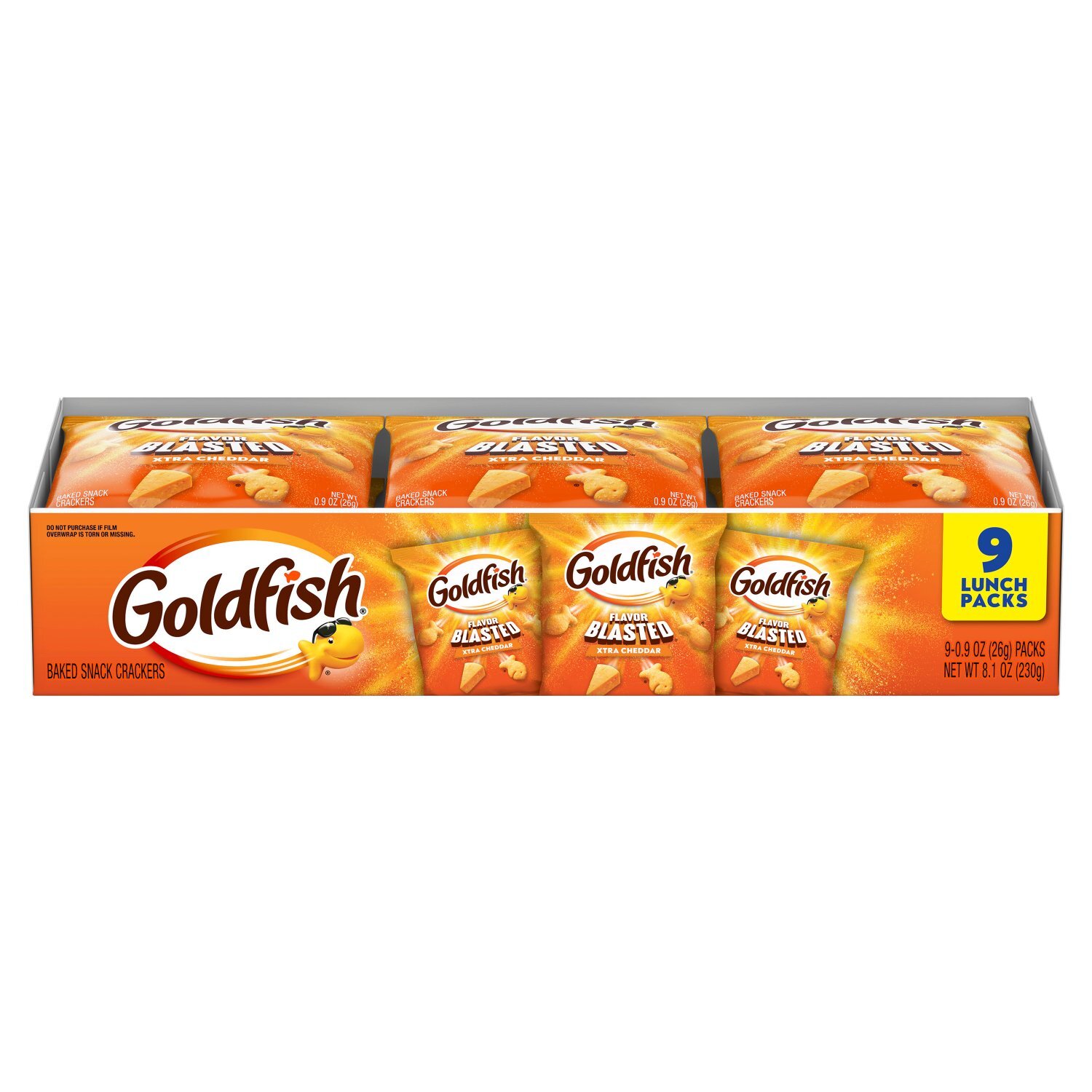 Pepperidge Farm Goldfish Flavor Blasted Xtra Cheddar Baked Snack