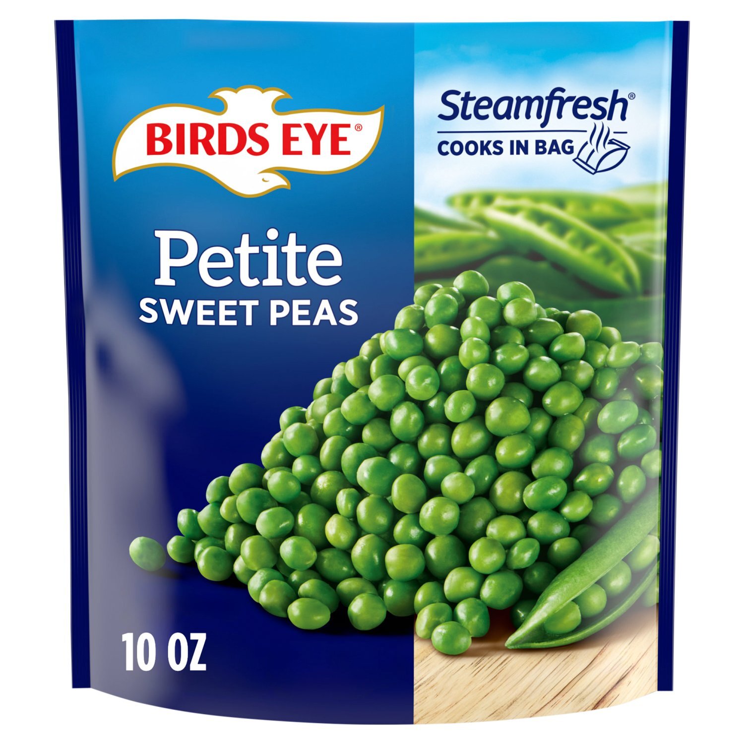 Birds Eye Steamfresh Petite Sweet Peas, 10 oz Image 1 of 11