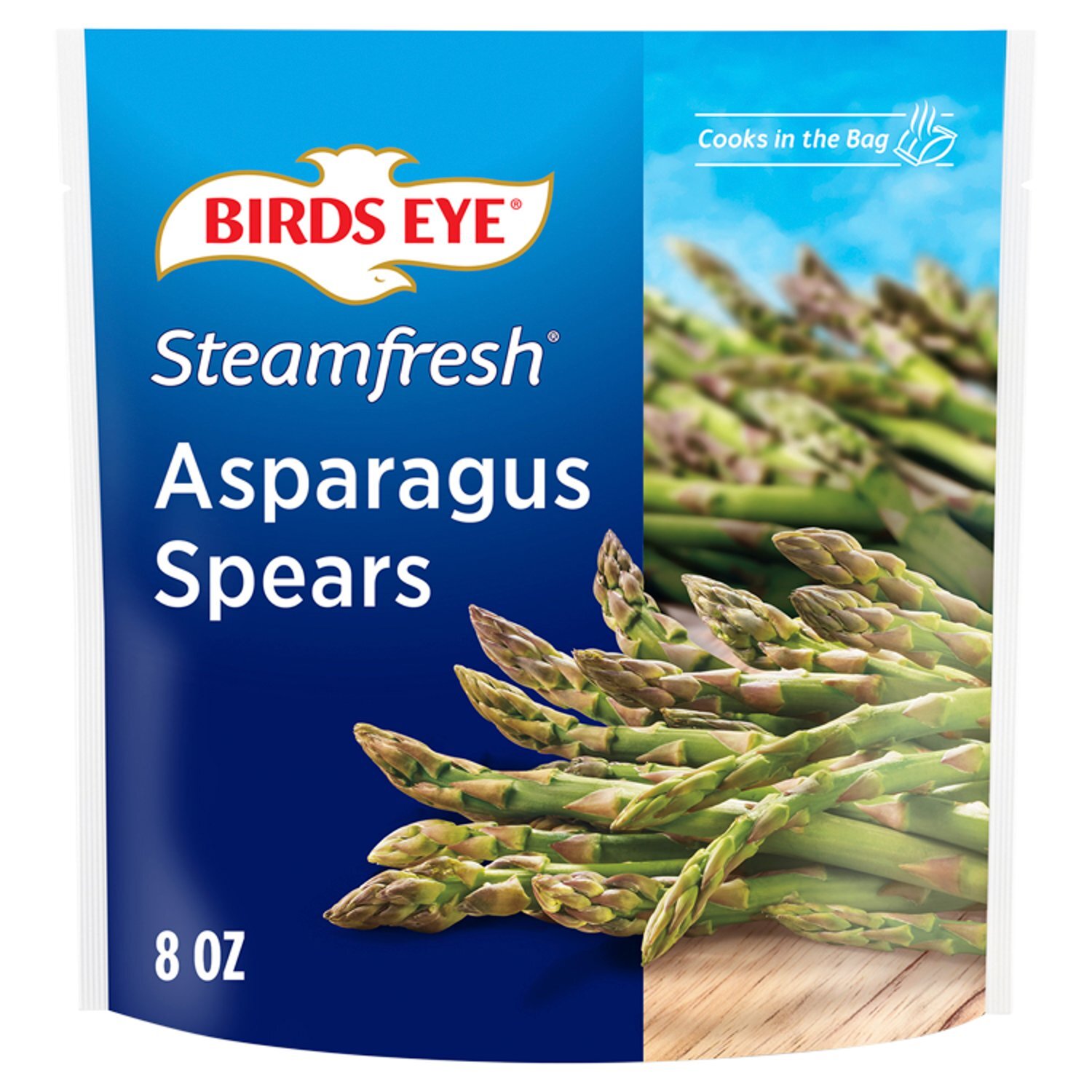 Birds Eye Steamfresh Asparagus Spears, 8 oz Image 1 of 9