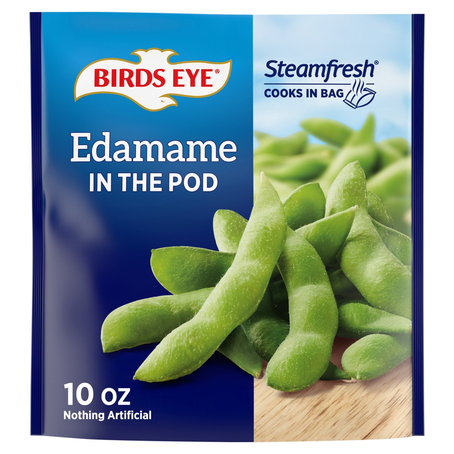 Birds Eye Steamfresh Edamame in the Pod, 10 oz Image 1 of 11