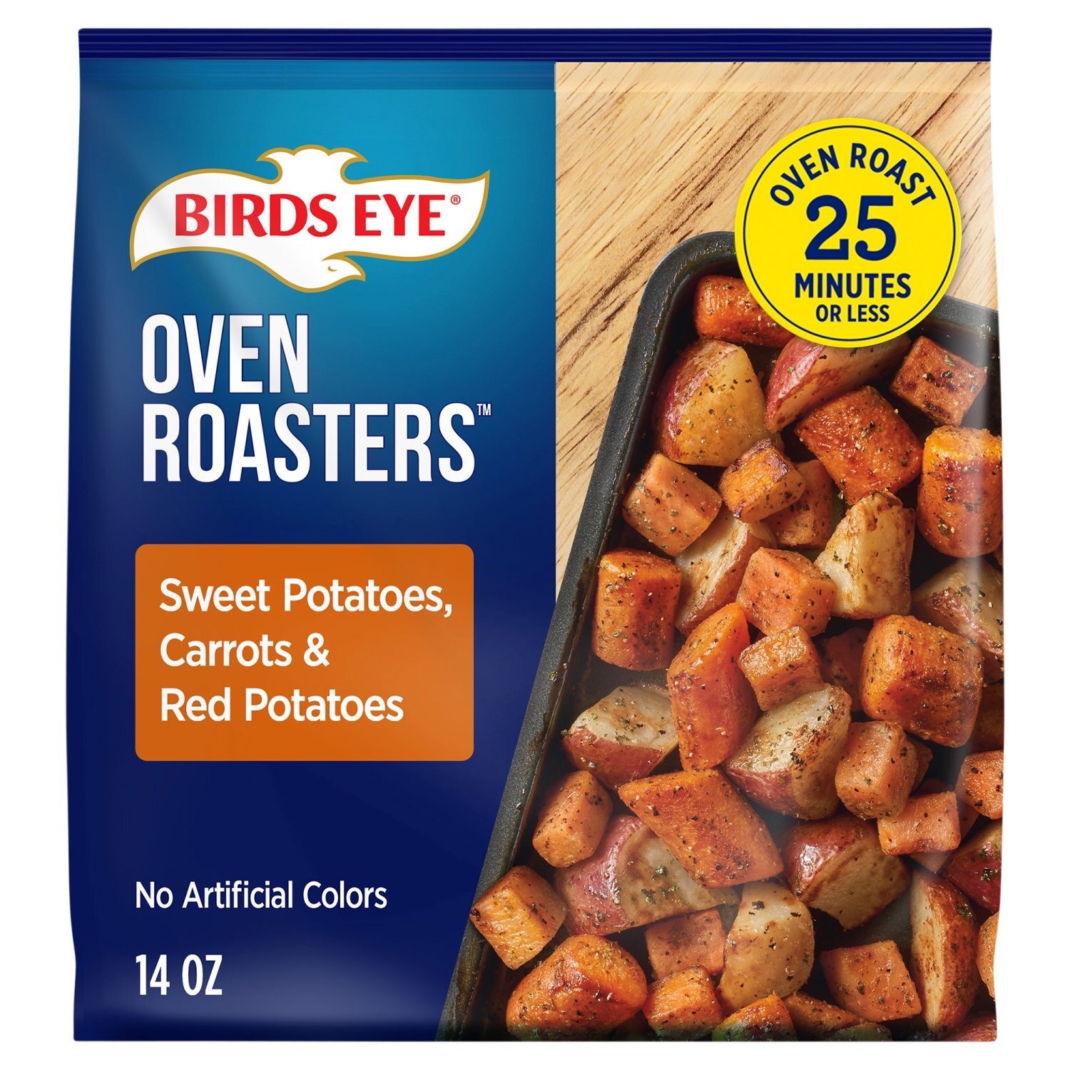 Birds Eye Oven Roasters Sweet Potatoes, Carrots & Red Potatoes, 14 oz Image 1 of 11