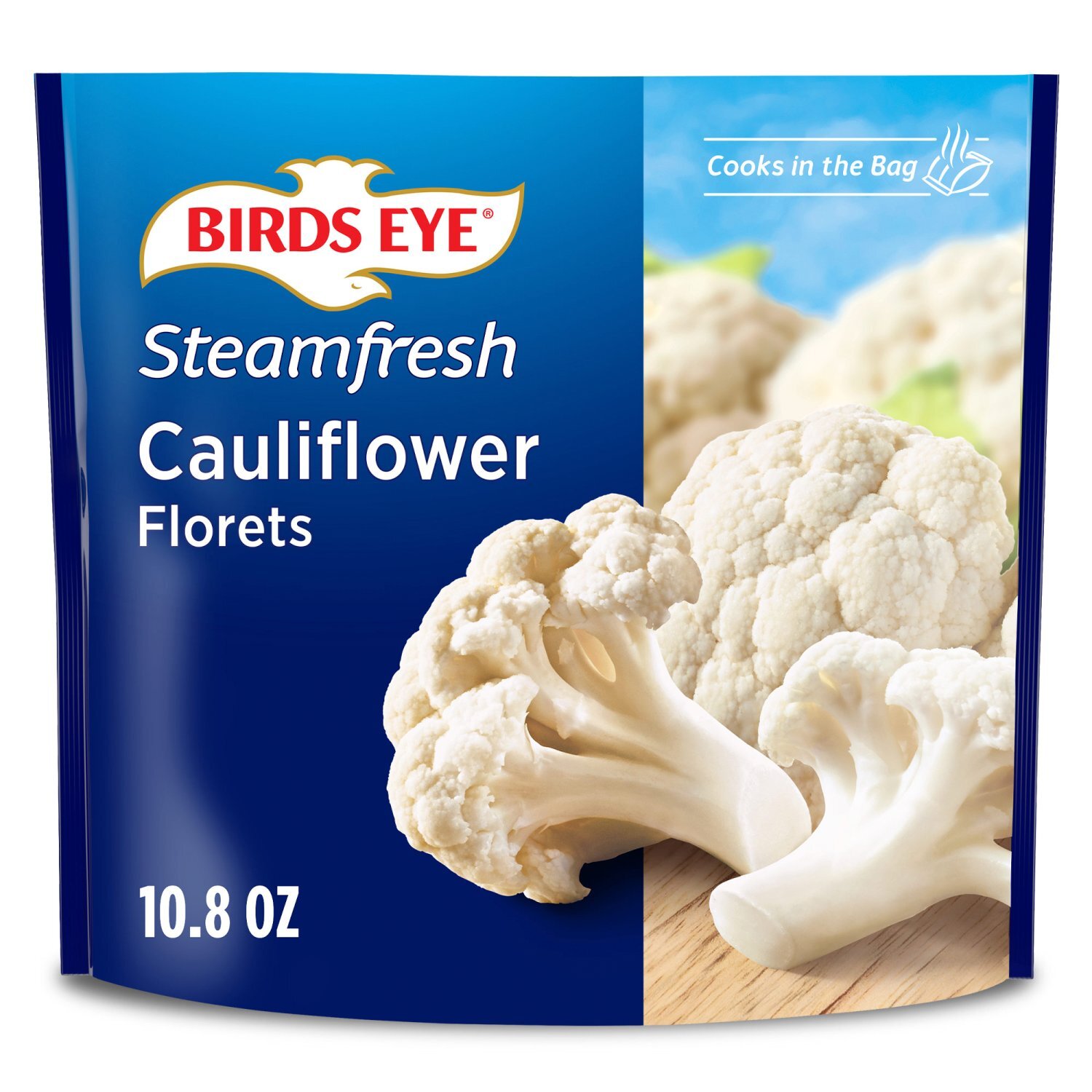 Birds Eye Steamfresh Cauliflower Florets, 10.8 oz Image 1 of 11