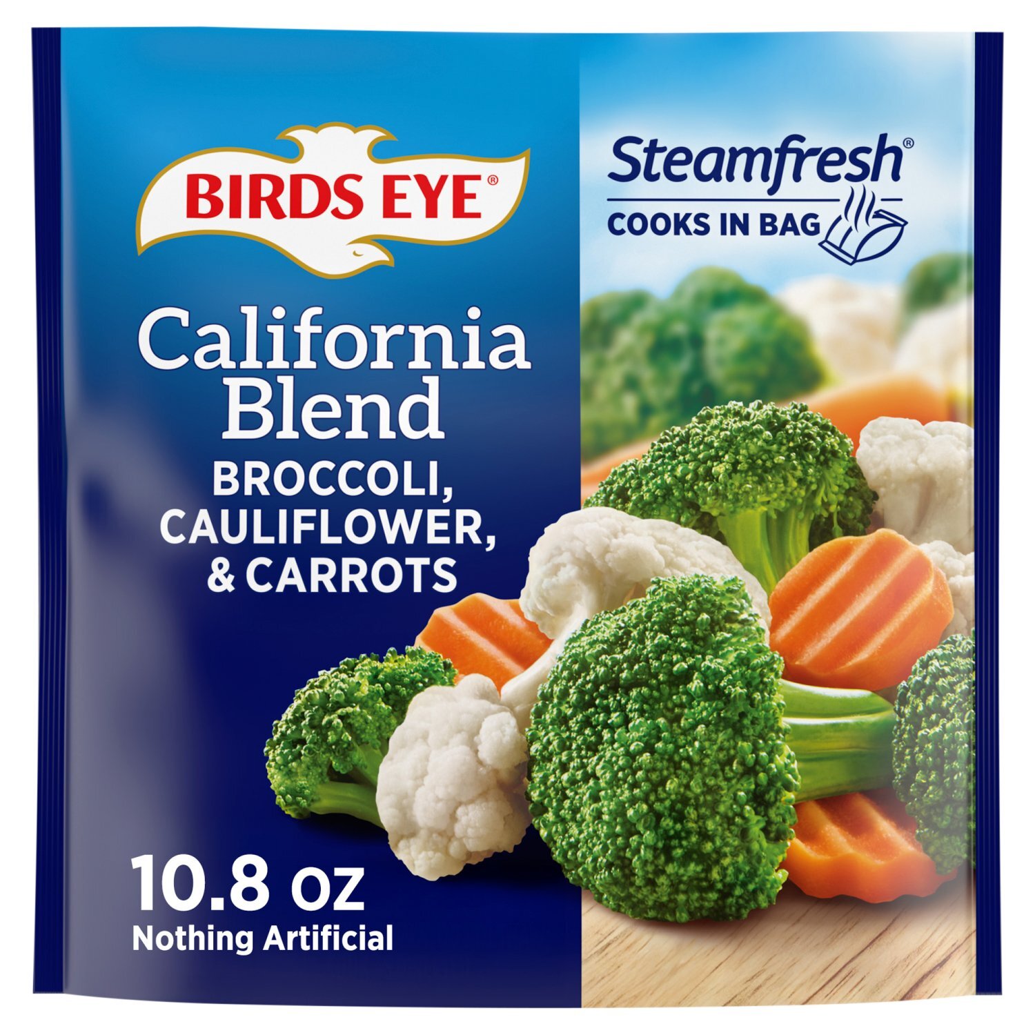 Birds Eye Steamfresh Broccoli, Cauliflower & Carrots California