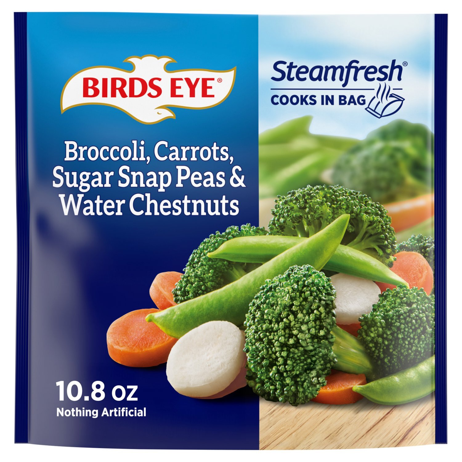Birds Eye Steamfresh Broccoli, Carrots, Sugar Snap Peas & Water