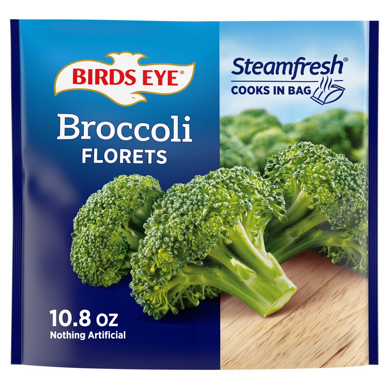 Birds Eye Steamfresh Broccoli Florets, 10.8 oz Image 1 of 11