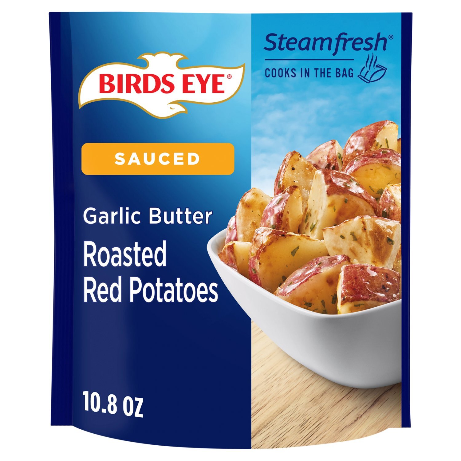 Birds Eye Steamfresh Sauced Garlic Butter Roasted Red Potatoes, 10.8 oz Image 1 of 11