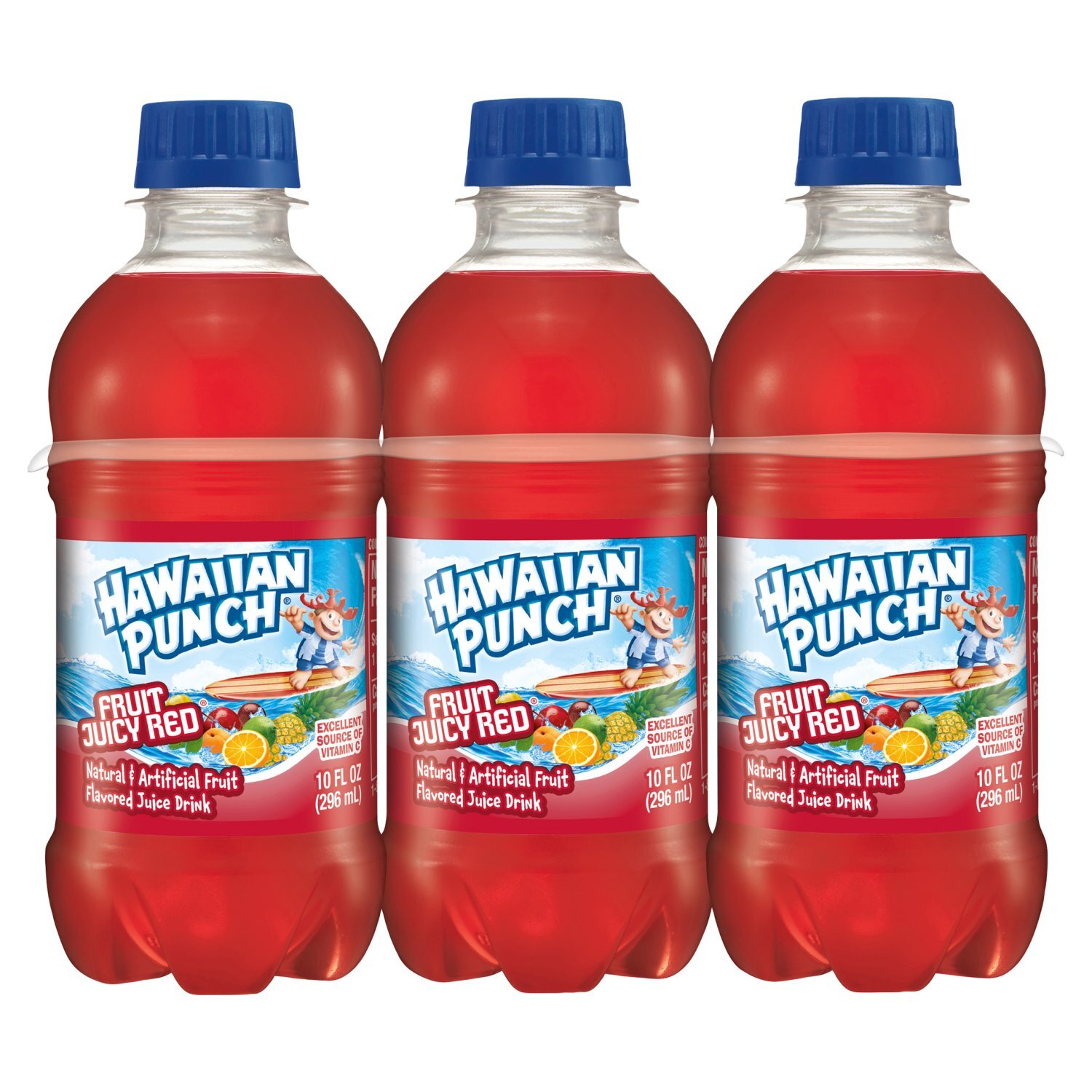 Hawaiian Punch Fruit Juicy Red Juice, 10 fl oz, 6 count - Price Rite