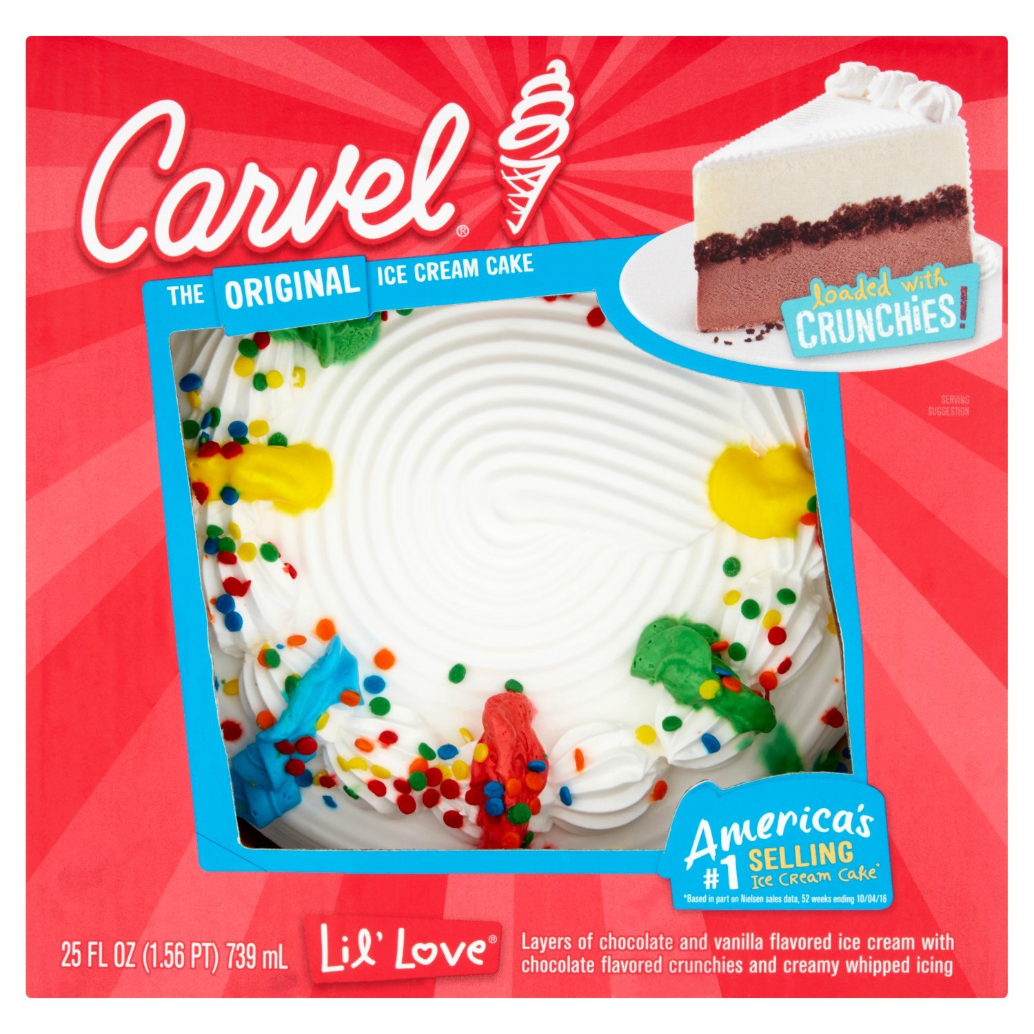 Carvel Lil' Love The Original Ice Cream Cake, 25 fl oz Image 1 of 4