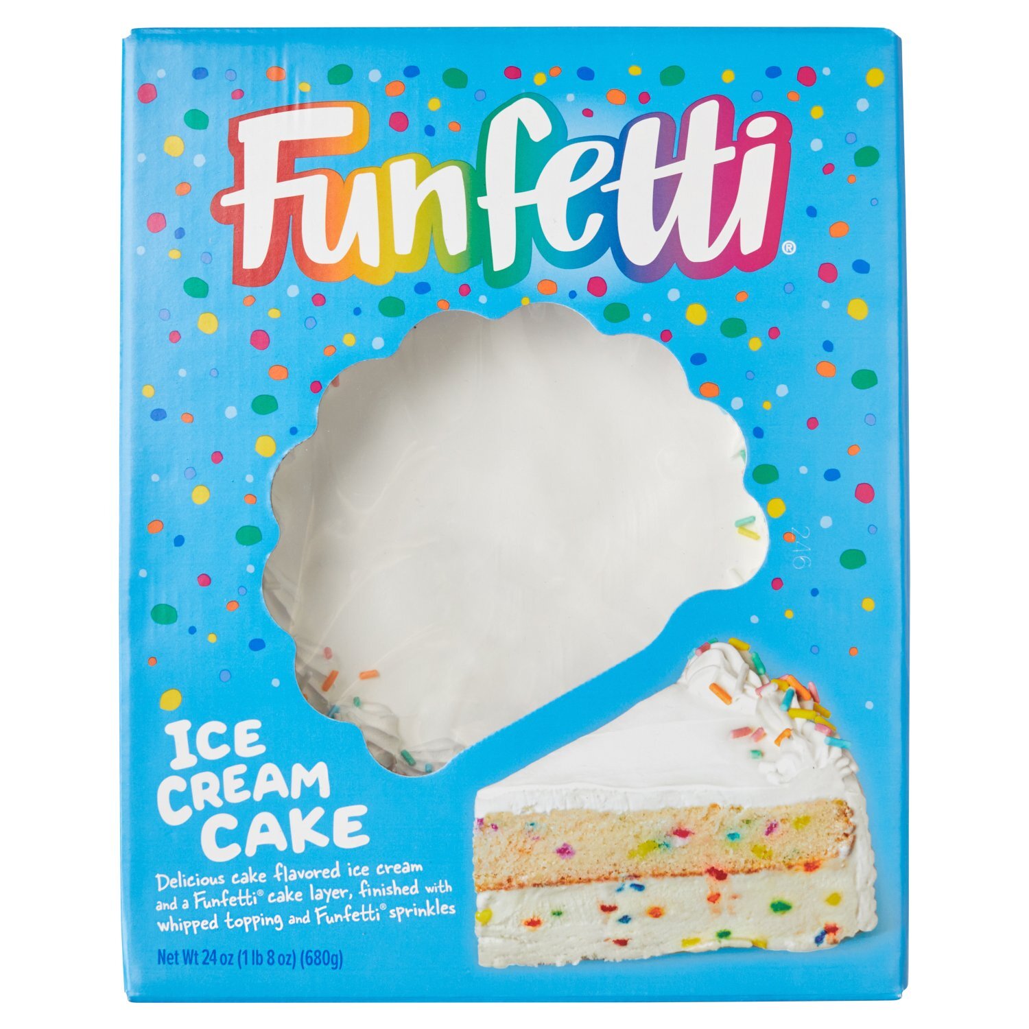 Funfetti Ice Cream Cake, 24 oz Image 1 of 9