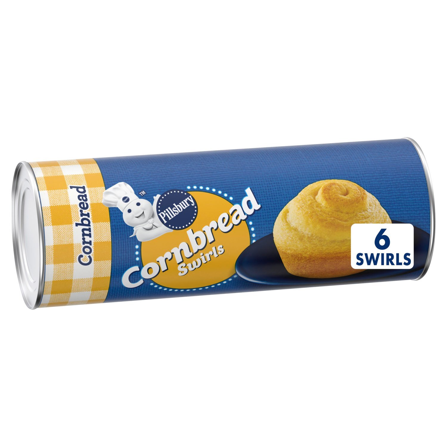 Pillsbury Cornbread Swirls, 6 Count, 11 oz Image 1 of 5