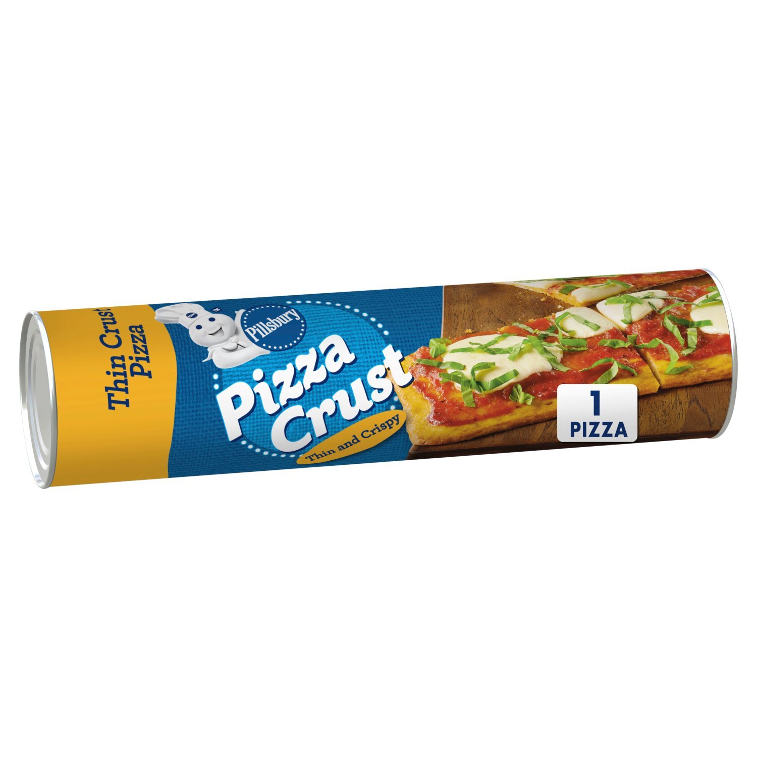 Pillsbury Thin Pizza Crust, 8 oz Image 1 of 11