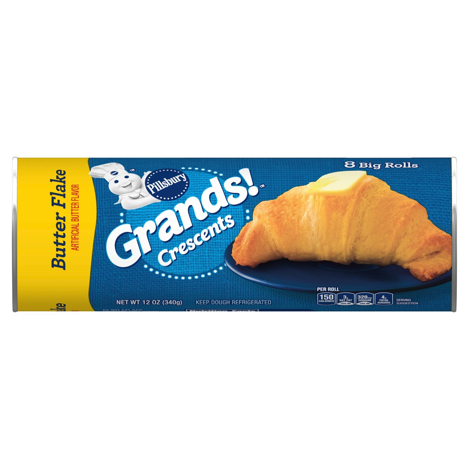 Pillsbury Grands! Butter Flake Crescents, 8 count, 12 oz Image 1 of 9