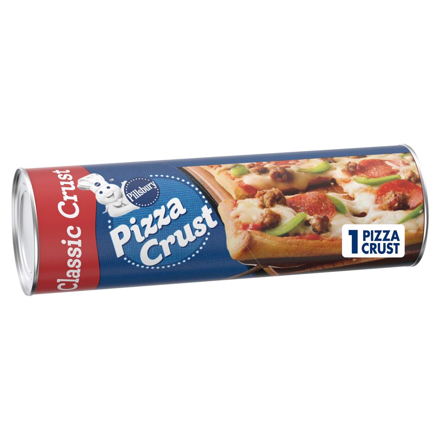 Pillsbury Classic Pizza Crust, 1 count, 13.8 oz Image 1 of 10
