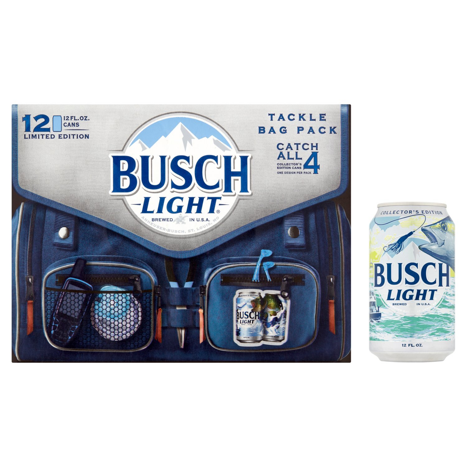 busch light tackle box collector cans This case of Busch light