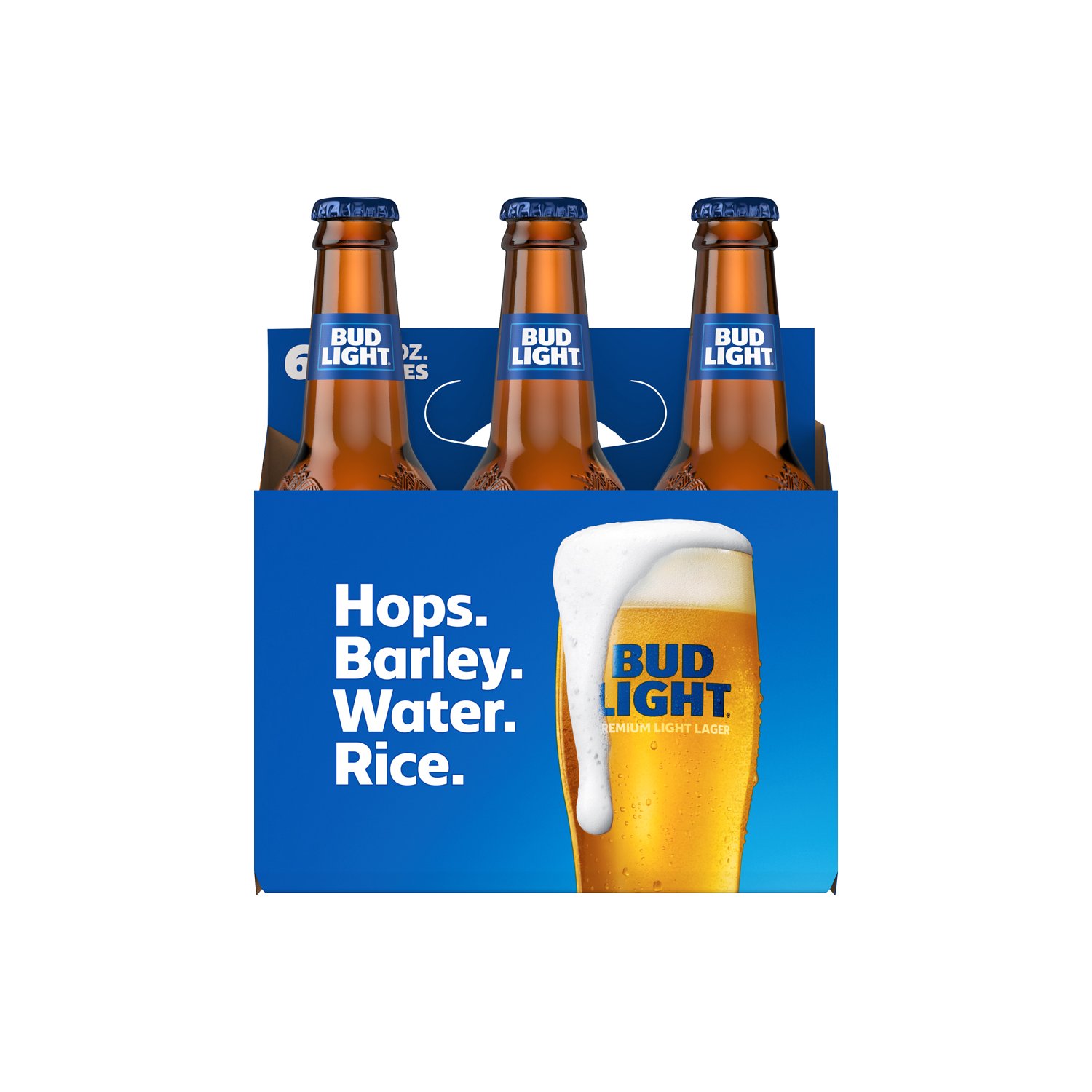 Bud Light 6 Pack Bottle Delivery in Bushnell, FL | Sumter Liquor, image size:1500x1500