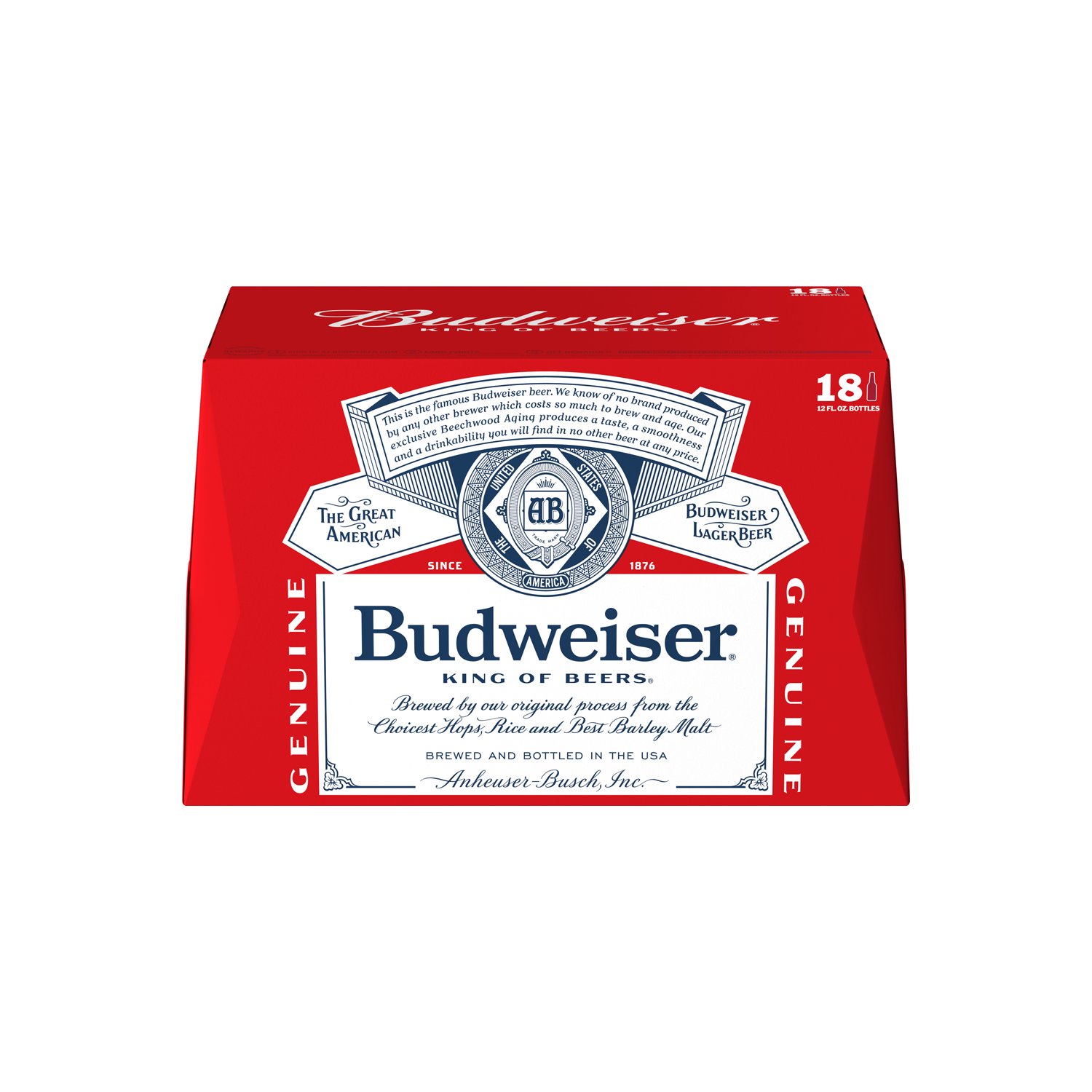 Budweiser Beer - 18 Pack Bottles, 216 fl oz - ShopRite