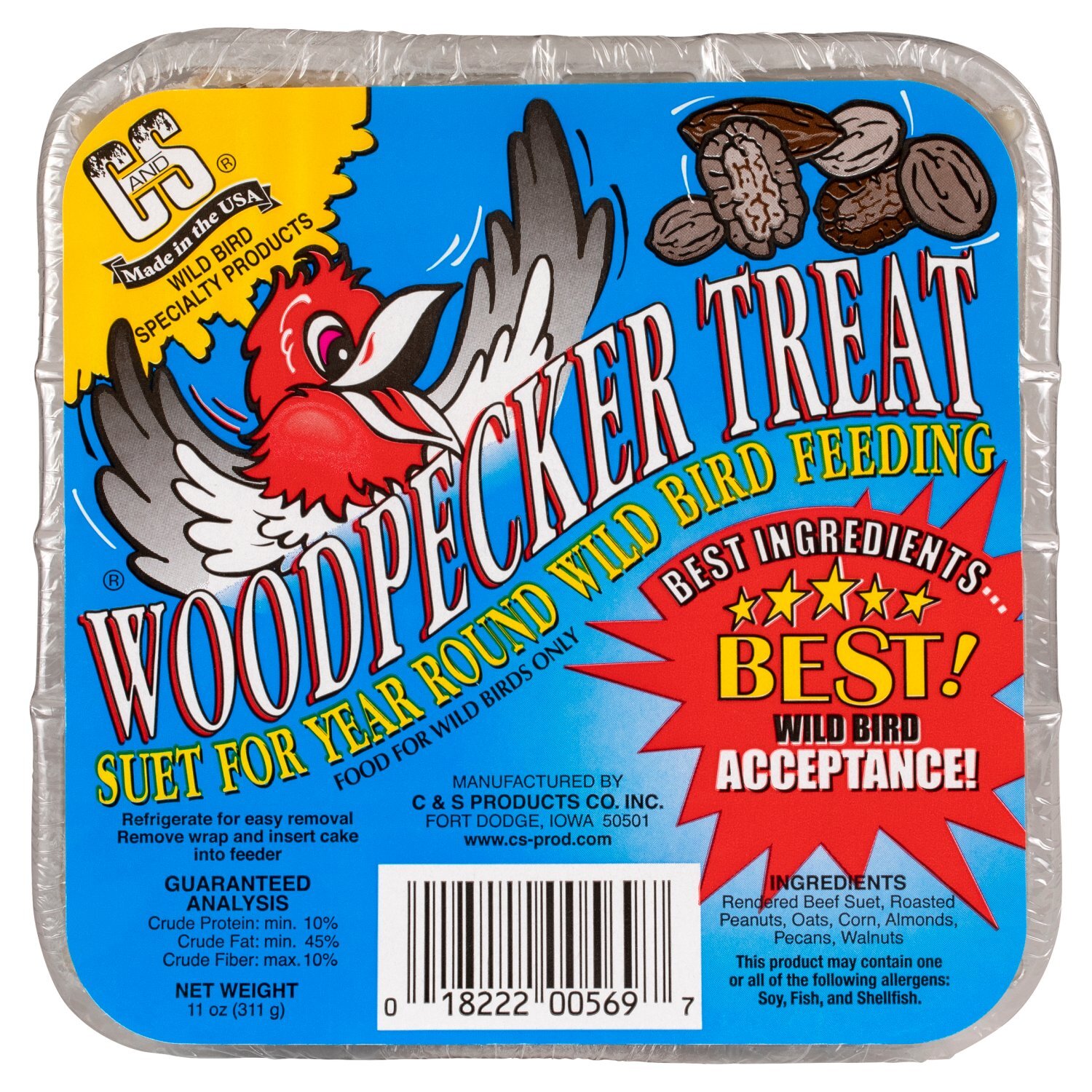 C&S Woodpecker Treat, 11 oz Image 1 of 7