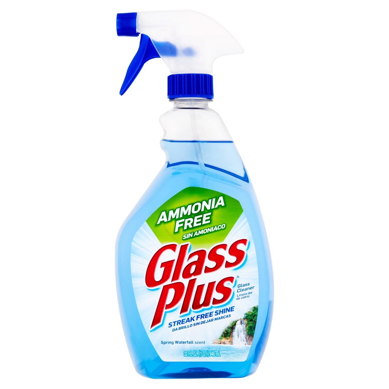 Glass Plus Spring Waterfall Scent Glass Cleaner, 32 fl oz Image 1 of 5