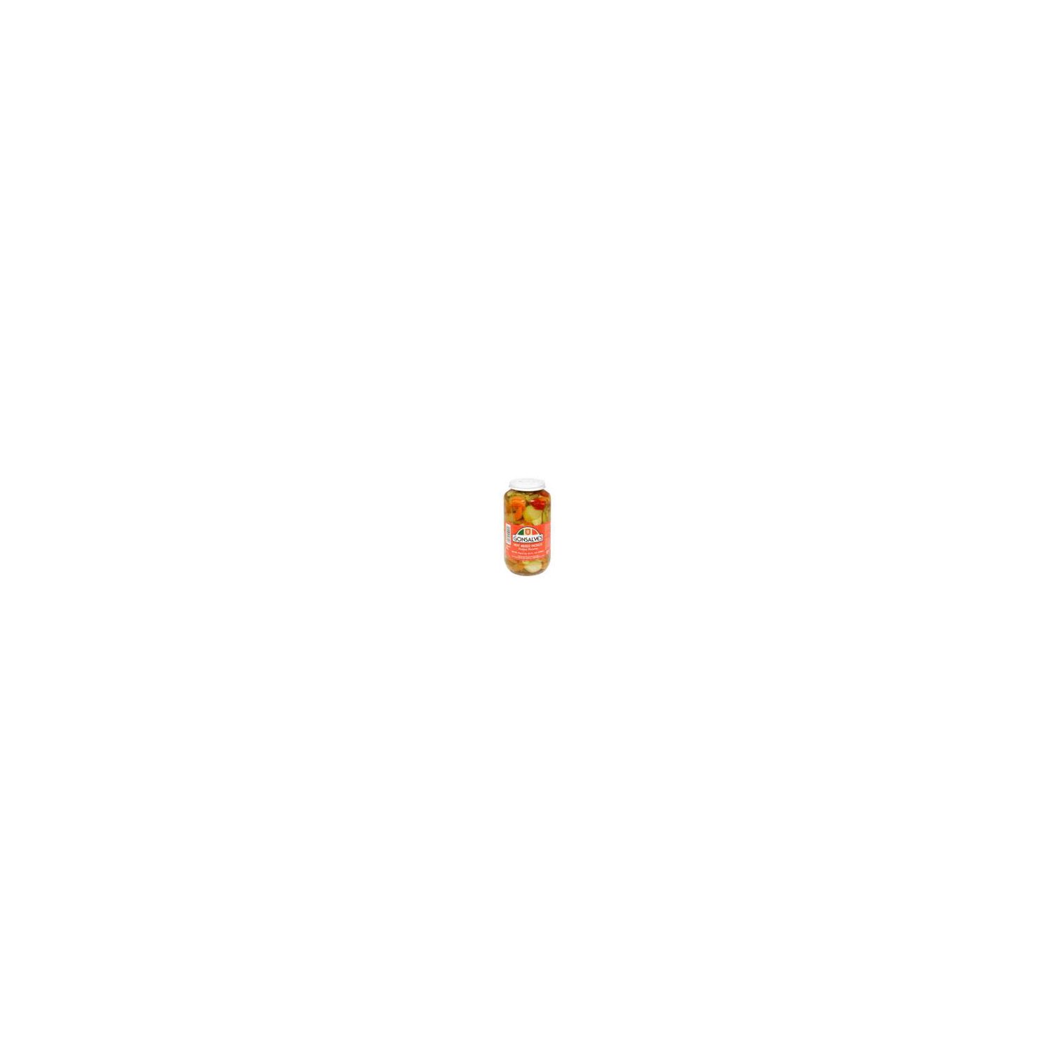 Gonsalves Pickles - Mixed Hot, 32 fl oz