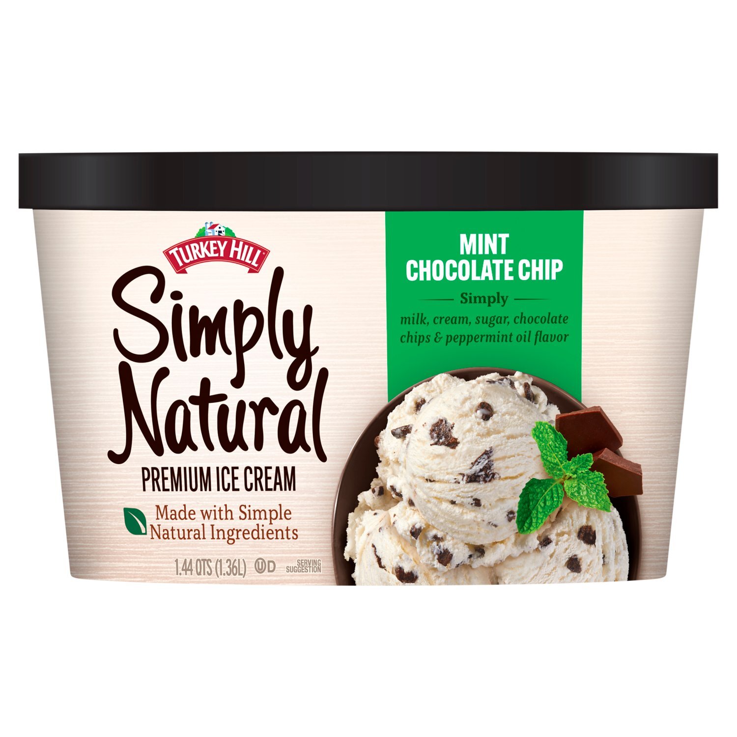 Turkey Hill Simply Natural Mint Chocolate Chip Premium Ice Cream