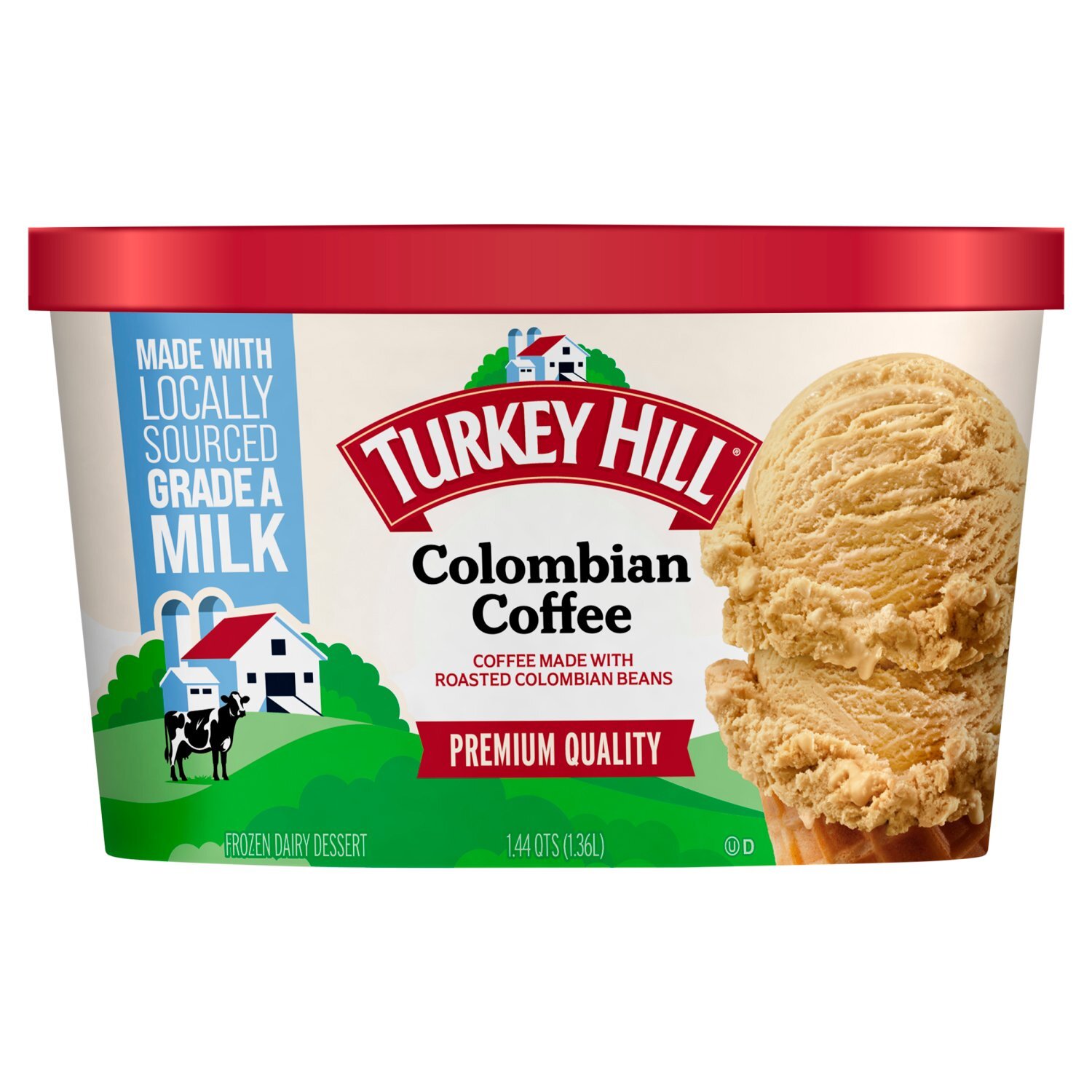 Turkey Hill Colombian Coffee Frozen Dairy Dessert, 1.44 qts