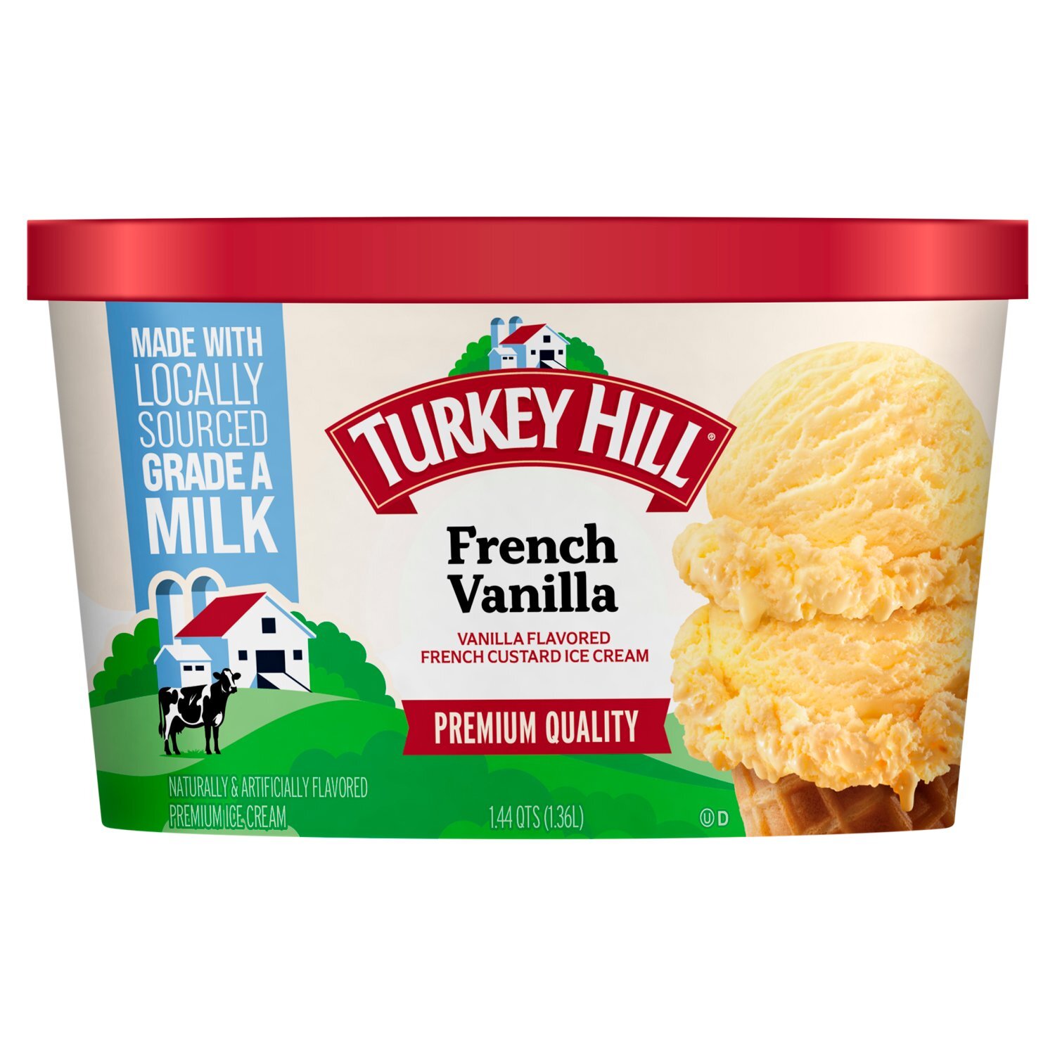 Turkey Hill French Vanilla Premium Ice Cream, 1.44 qts - Fairway