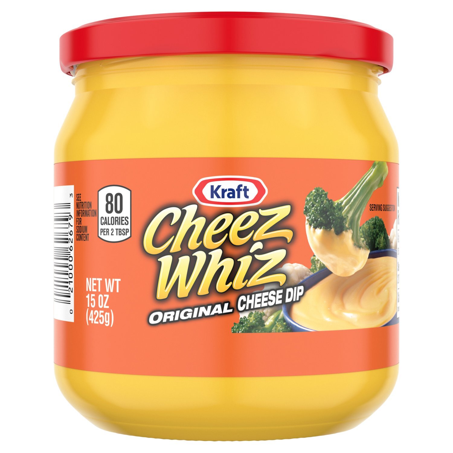 Kraft Cheez Whiz Original Cheese Dip, 15 oz - Fairway