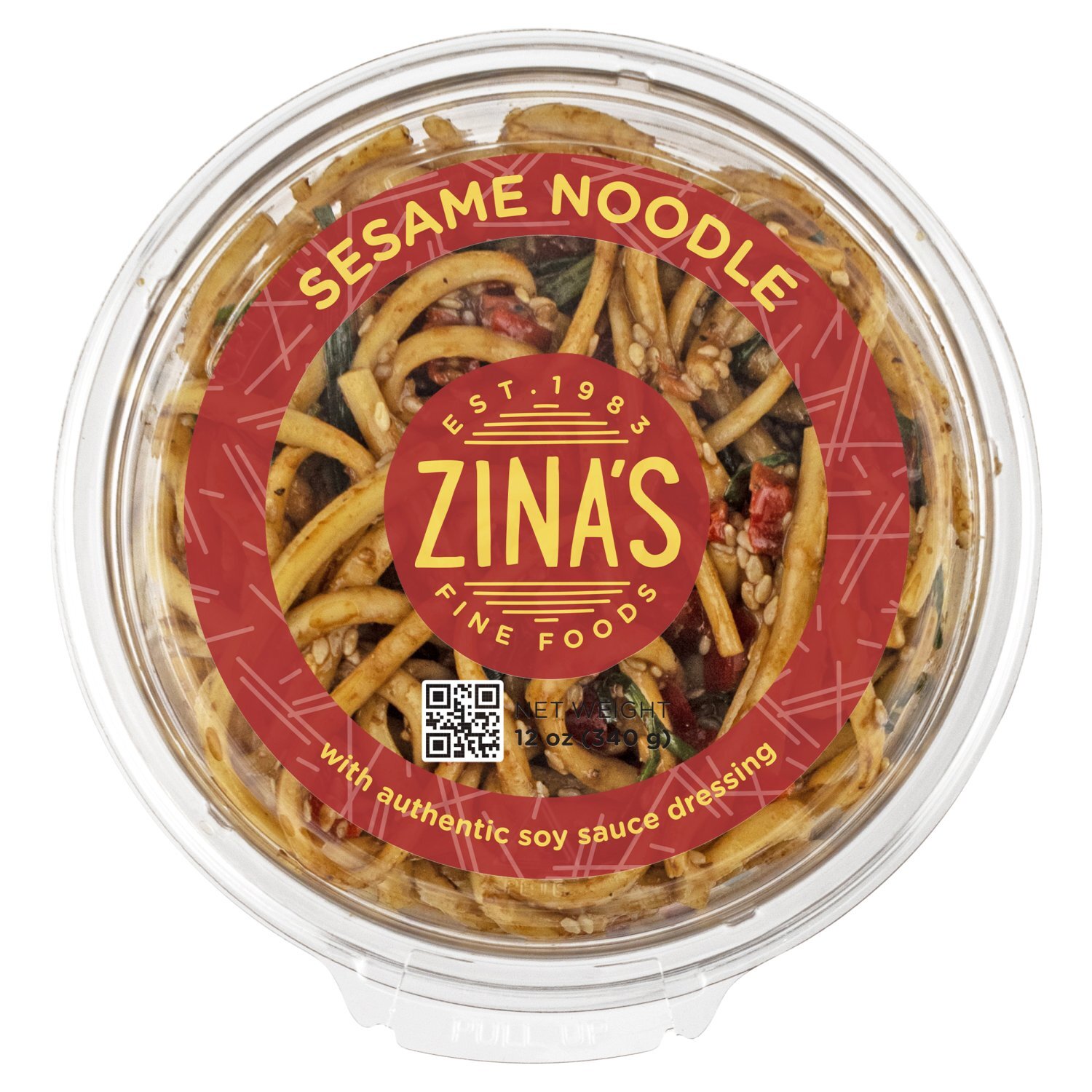 Zina's Fine Foods Sesame Noodle Salad, 12 oz Image 1 of 5