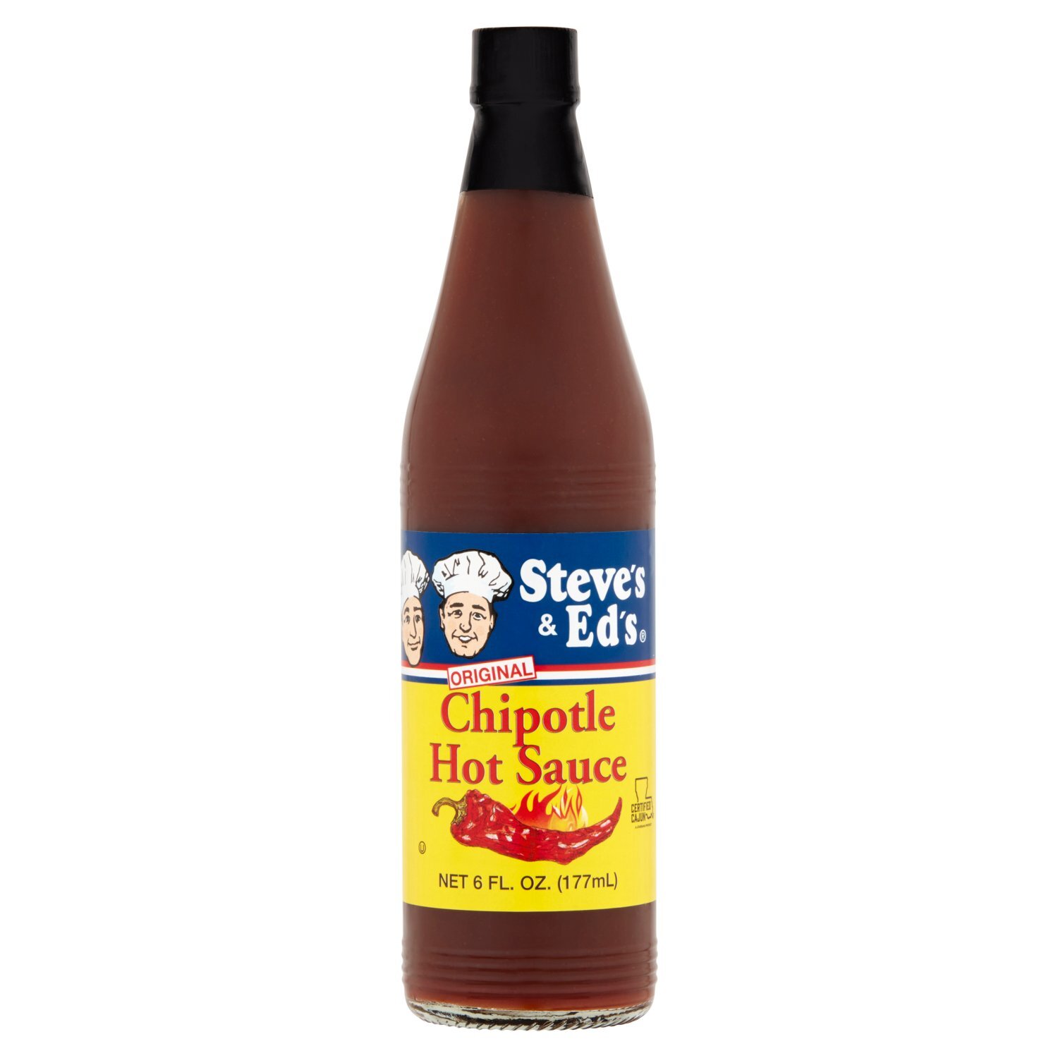 Steve's & Ed's Original Chipotle Hot Sauce, 6 fl oz Image 1 of 5