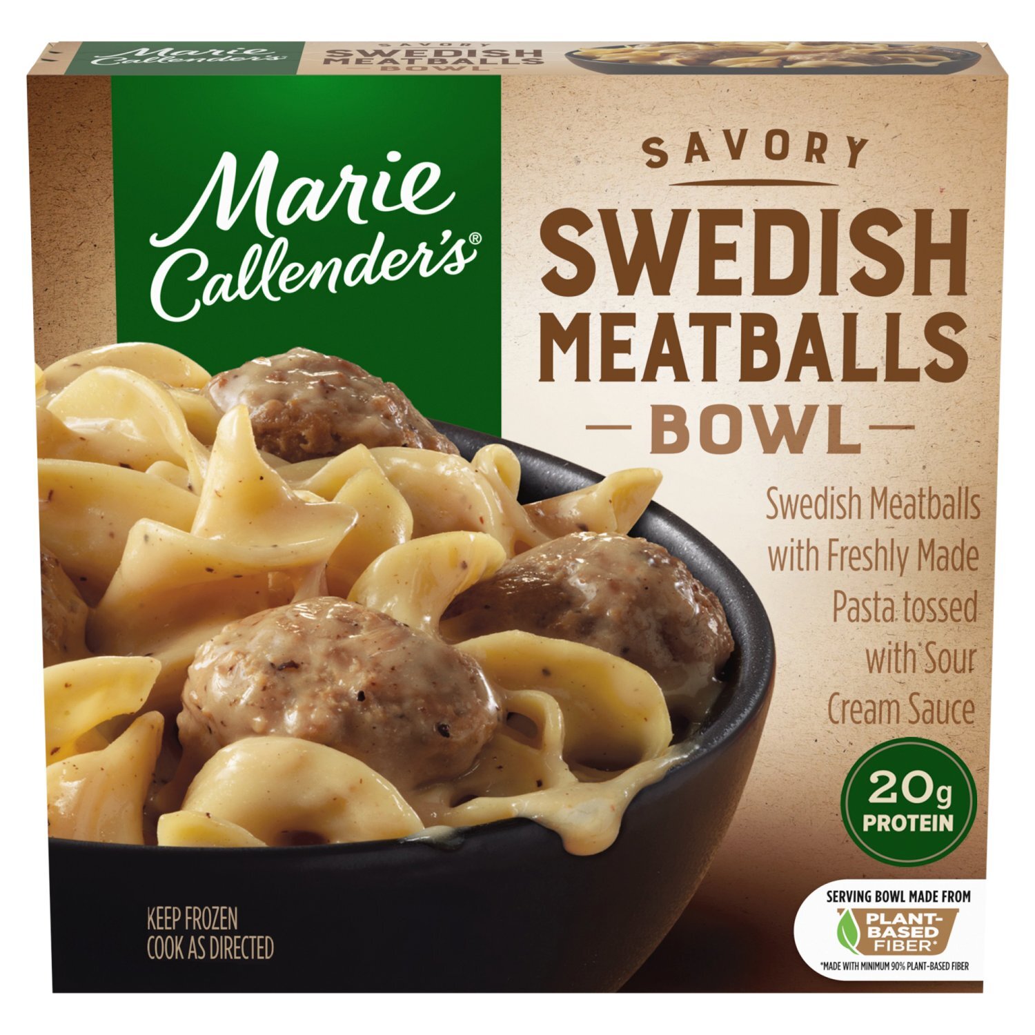 Marie Callender's Savory Swedish Meatballs Bowl, 11.5 oz Image 1 of 10