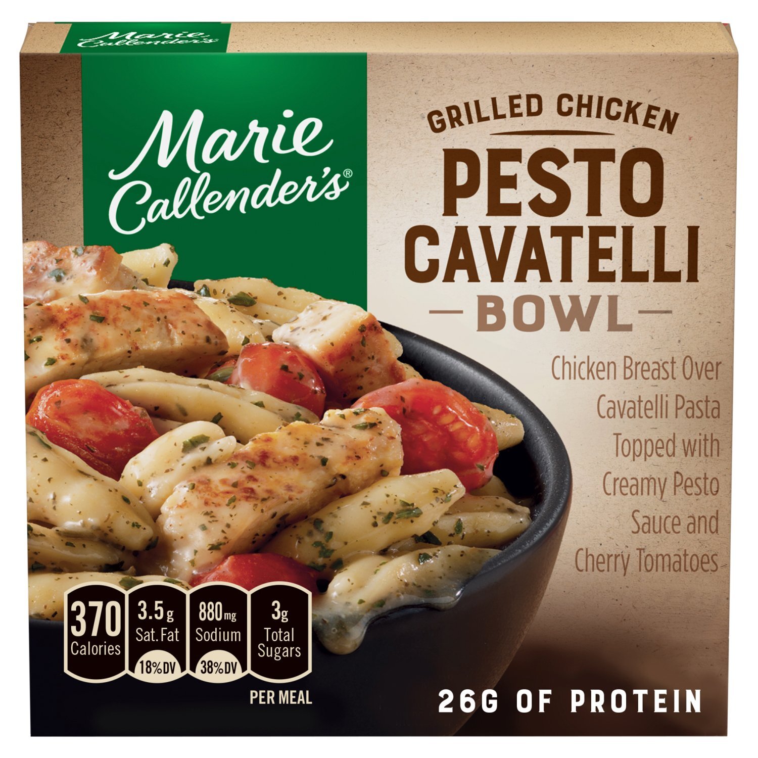 Marie Callender's Grilled Chicken Pesto Pasta Bowl, 11 oz Image 1 of 11