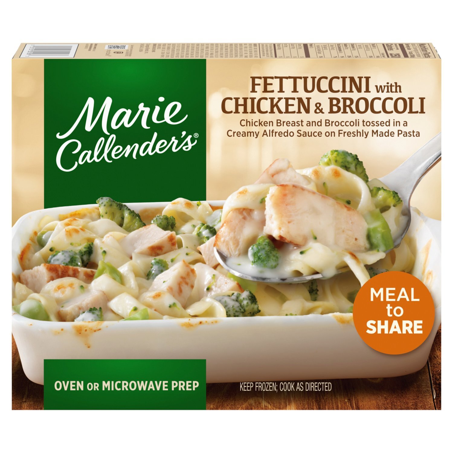 Marie Callender's Fettuccini with Chicken & Broccoli, 26 oz Image 1 of 11