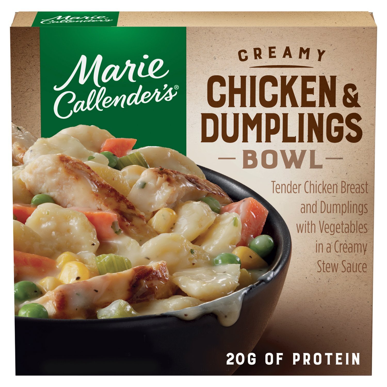 Marie Callender's Creamy Chicken & Dumplings Bowl, 12 oz Image 1 of 11