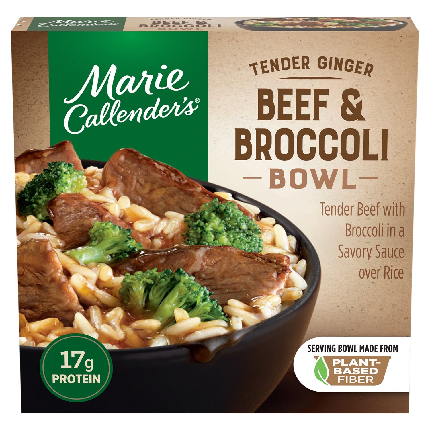 Marie Callender's Tender Ginger Beef & Broccoli Bowl, 11.8 oz Image 1 of 11