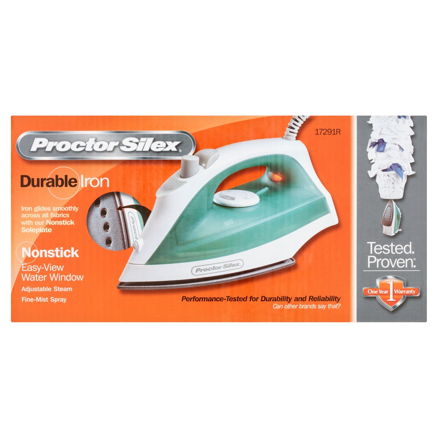 Proctor Silex Nonstick Durable Iron Image 1 of 4
