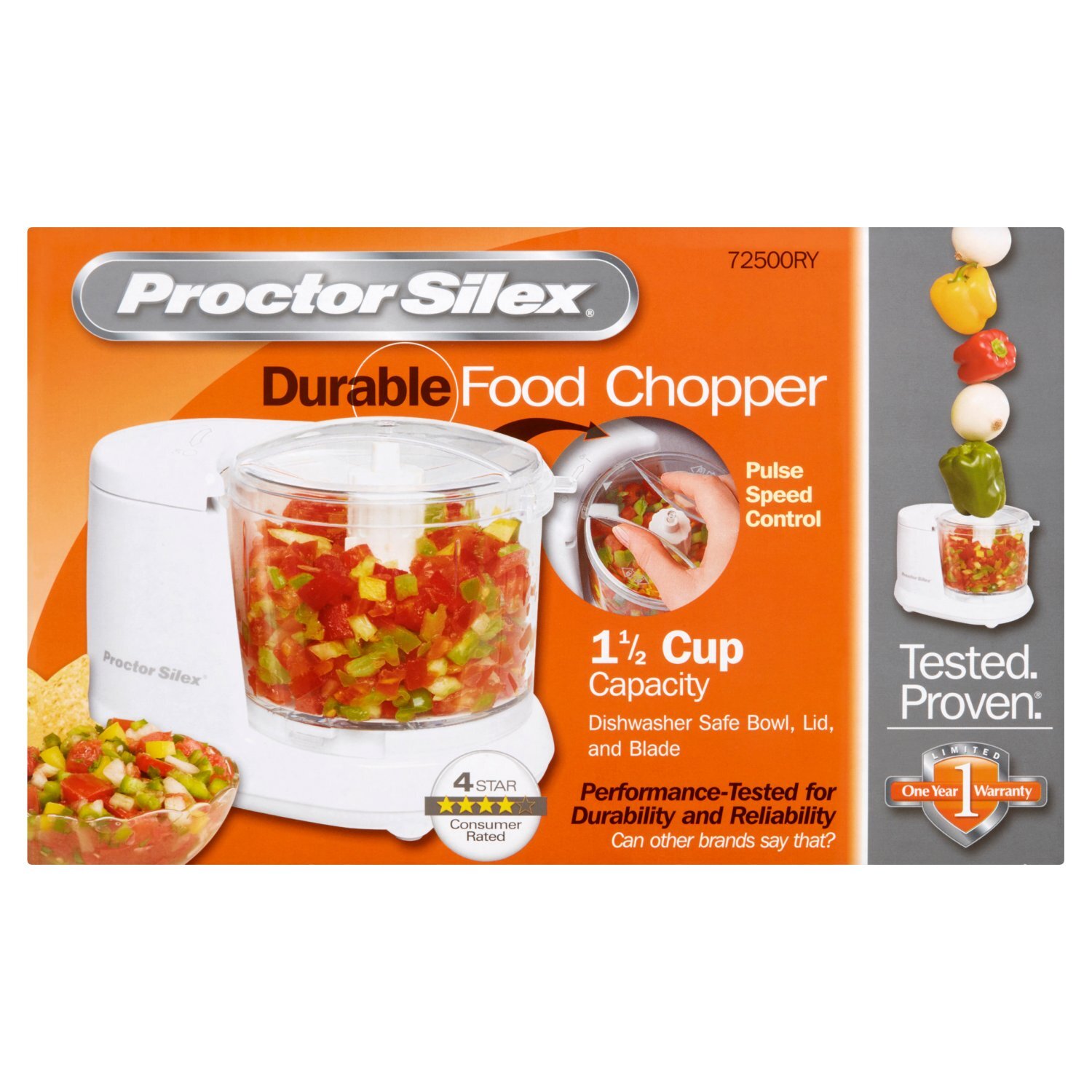 Proctor Silex Durable Food Chopper Image 1 of 5