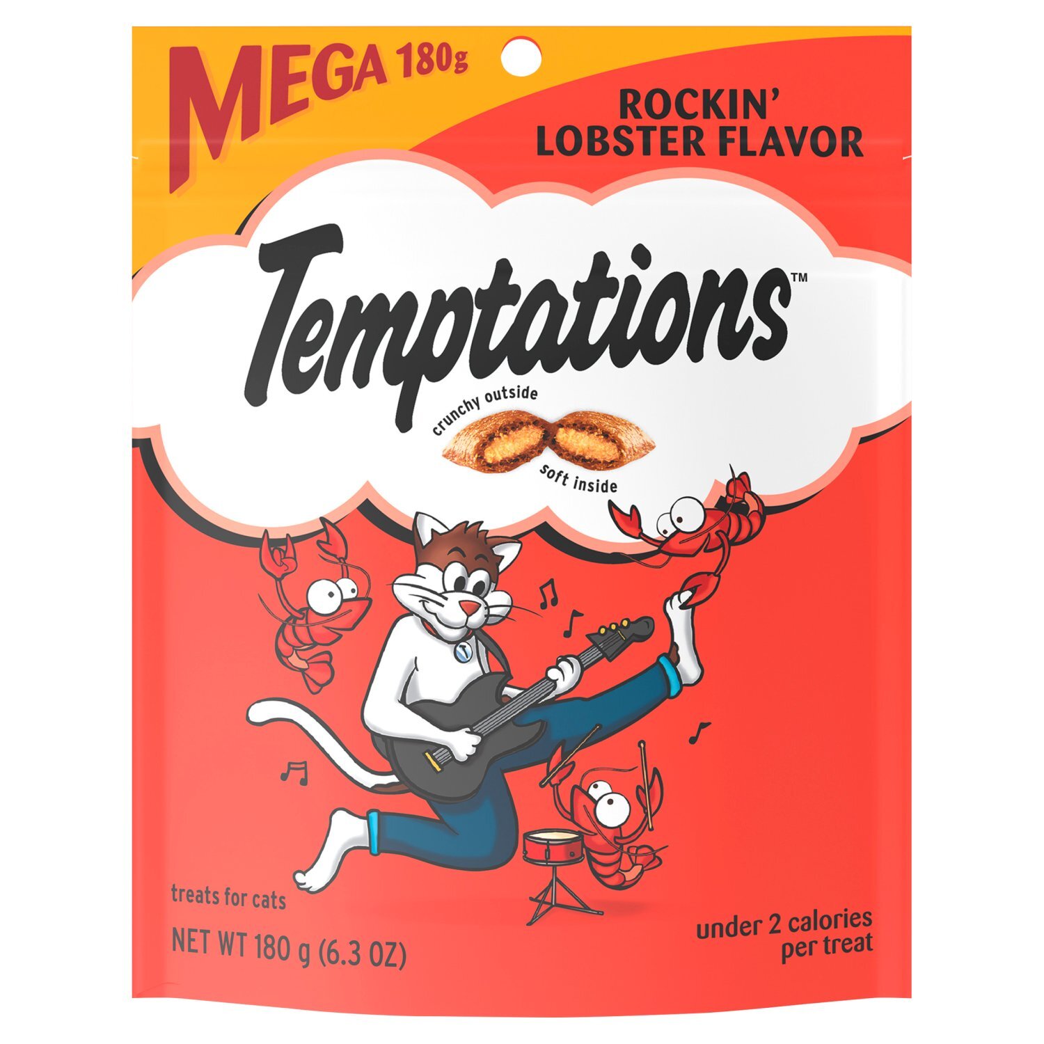 Temptations Rockin' Lobster Flavor Treats for Cats, 6.3 oz Image 1 of 10